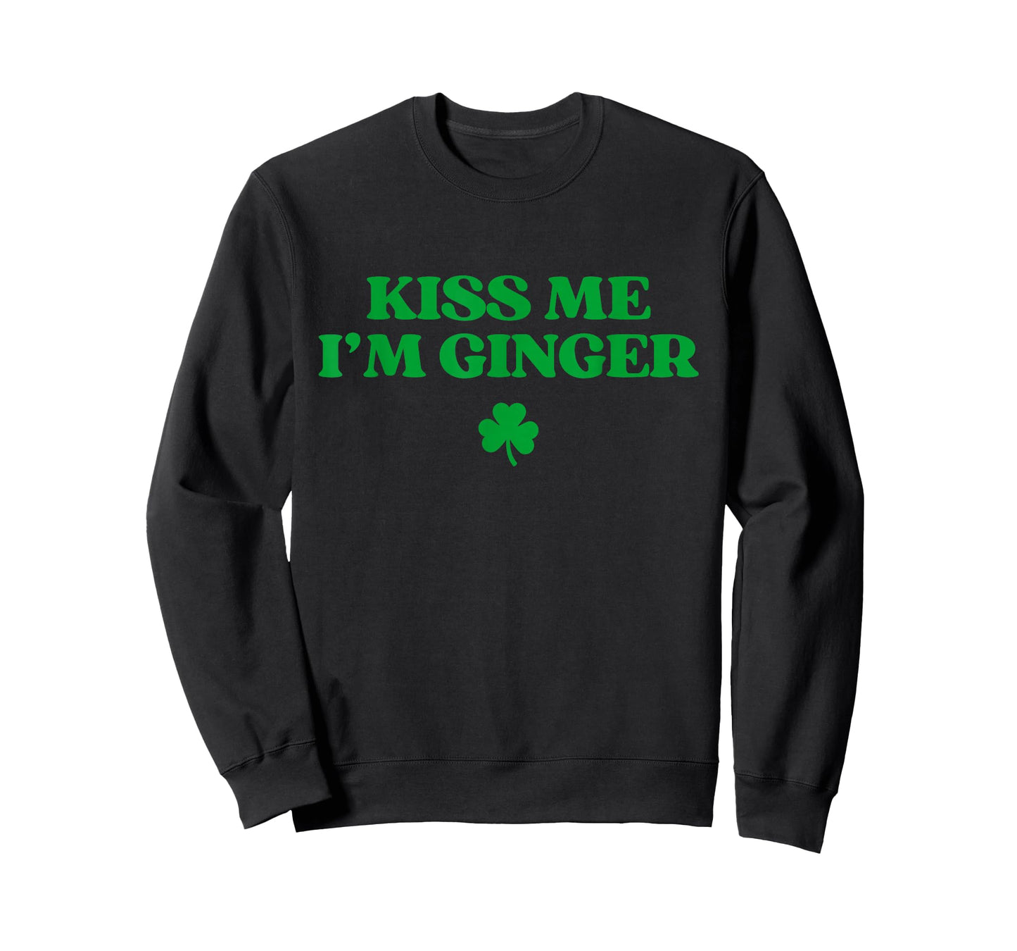 Kiss Me I'm Ginger Shirt Funny St Patricks Day Redhead T-Shirt