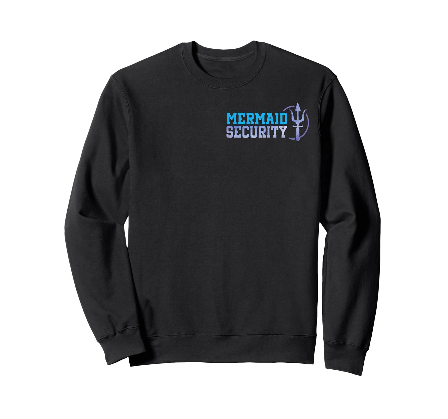 Mermaid Security Halloween Costume Dad Men Boy T-Shirt
