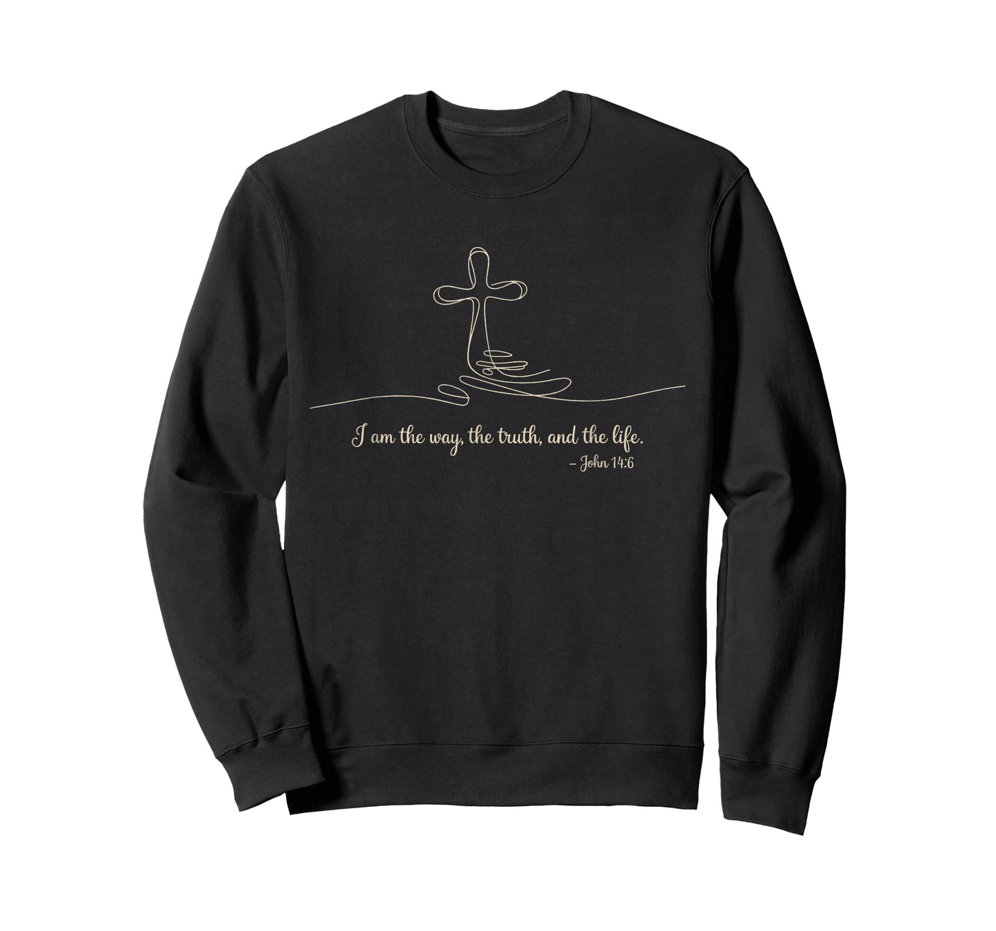 Jesus is King John 14:6 Christian God Religious Bible Verse T-Shirt