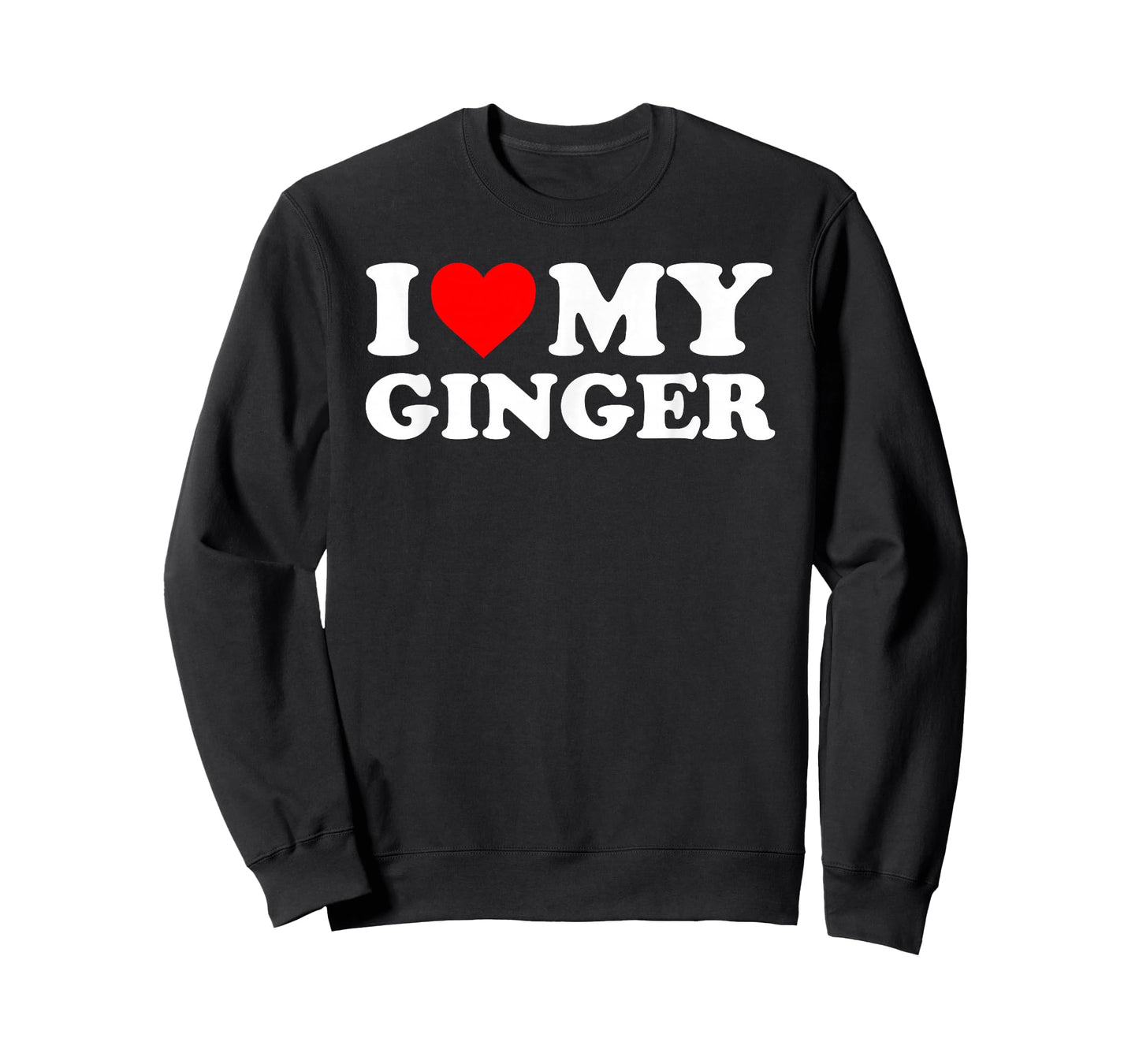 I Love My Ginger - Red Heart T-Shirt