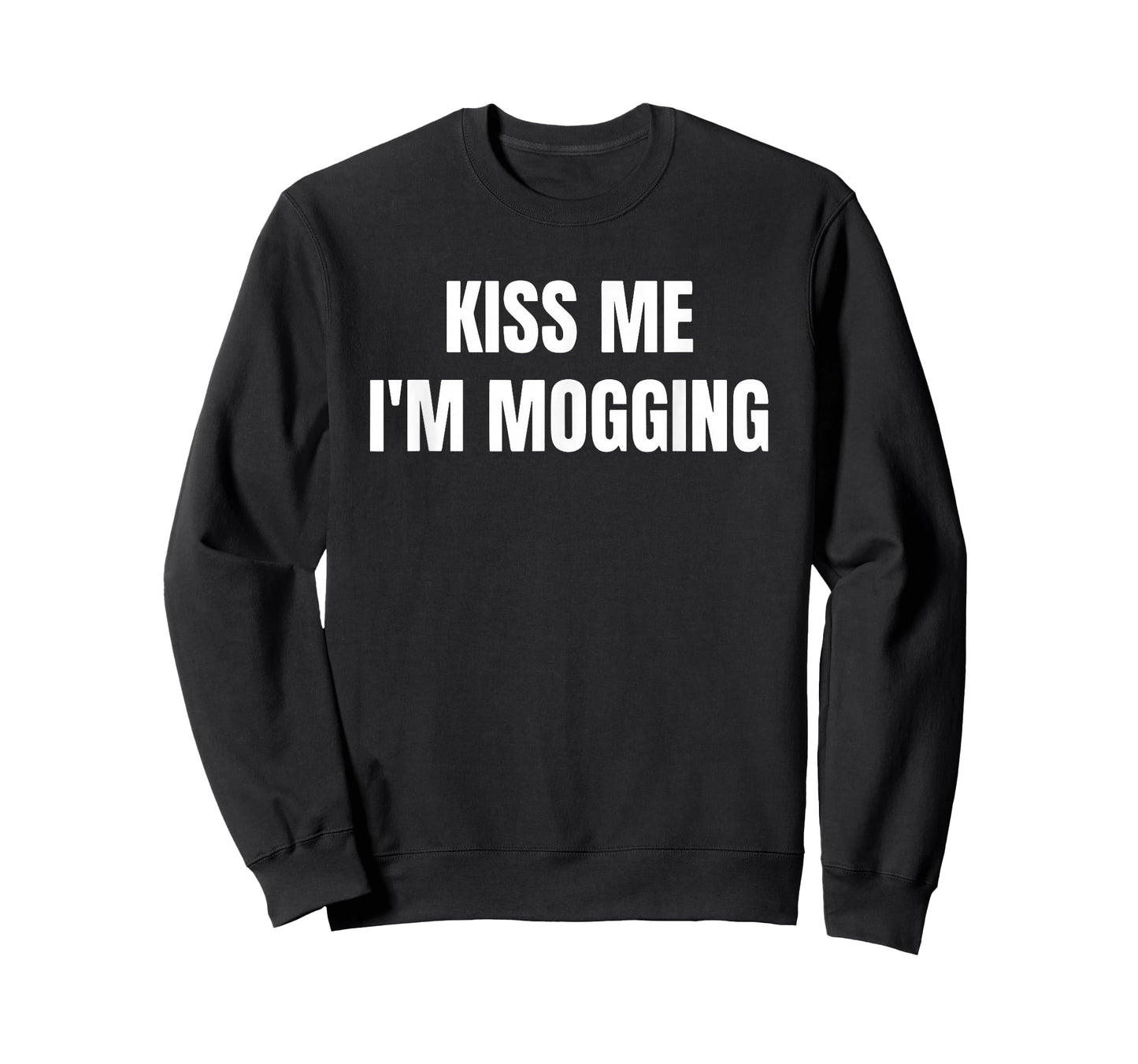 Kiss Me I'm Mogging Funny St. Patrick's Day Shamrock T-Shirt