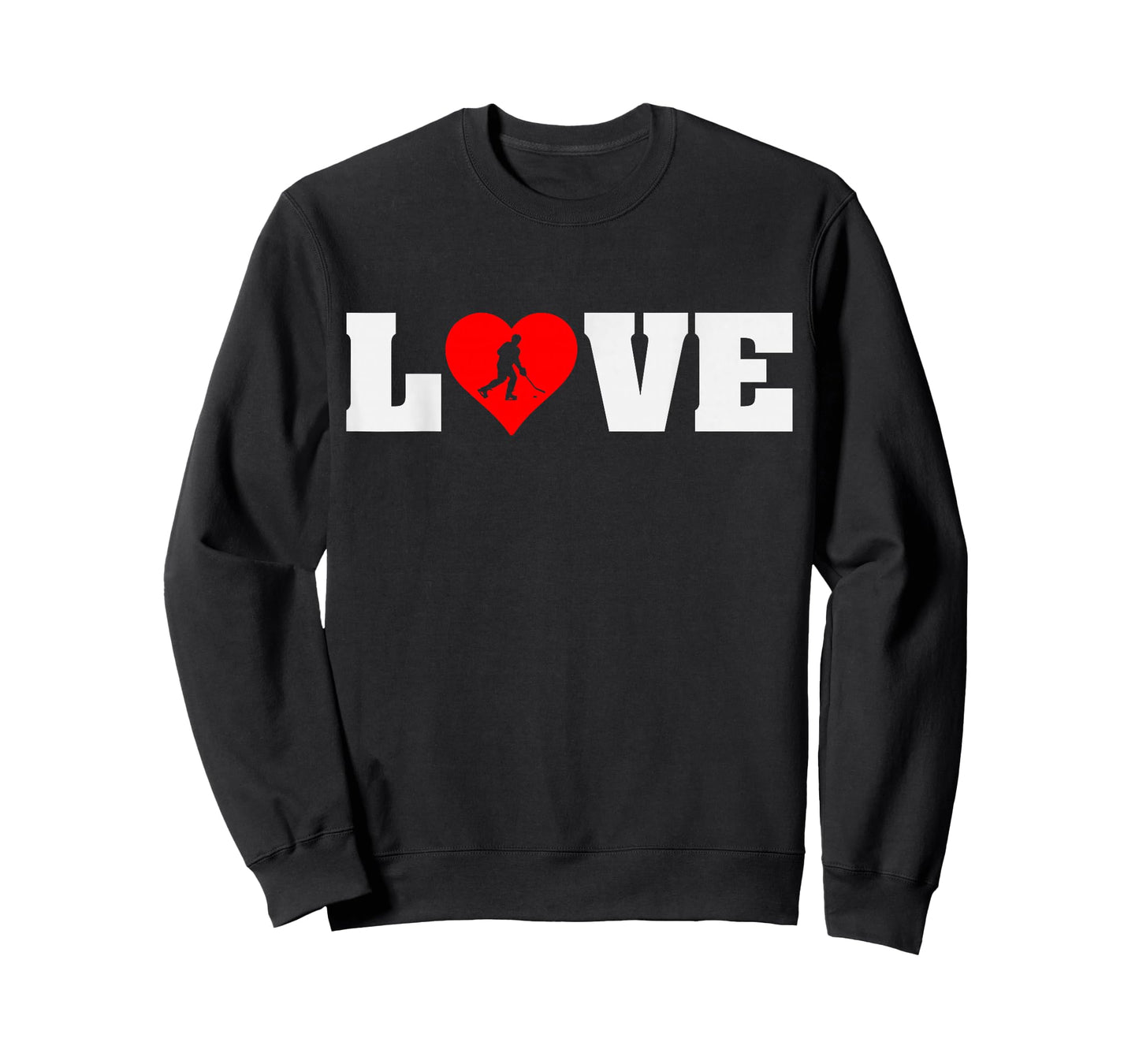 Ice Hockey Lover Player Red Heart Youth Boys & Girls T-Shirt