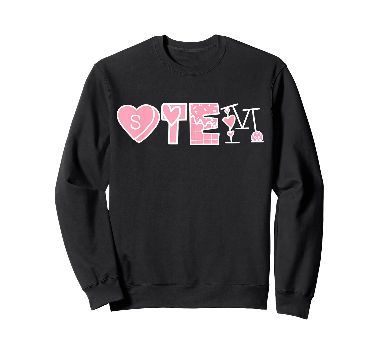 STEM Teacher Valentines Science Technology Engineering Math T-Shirt