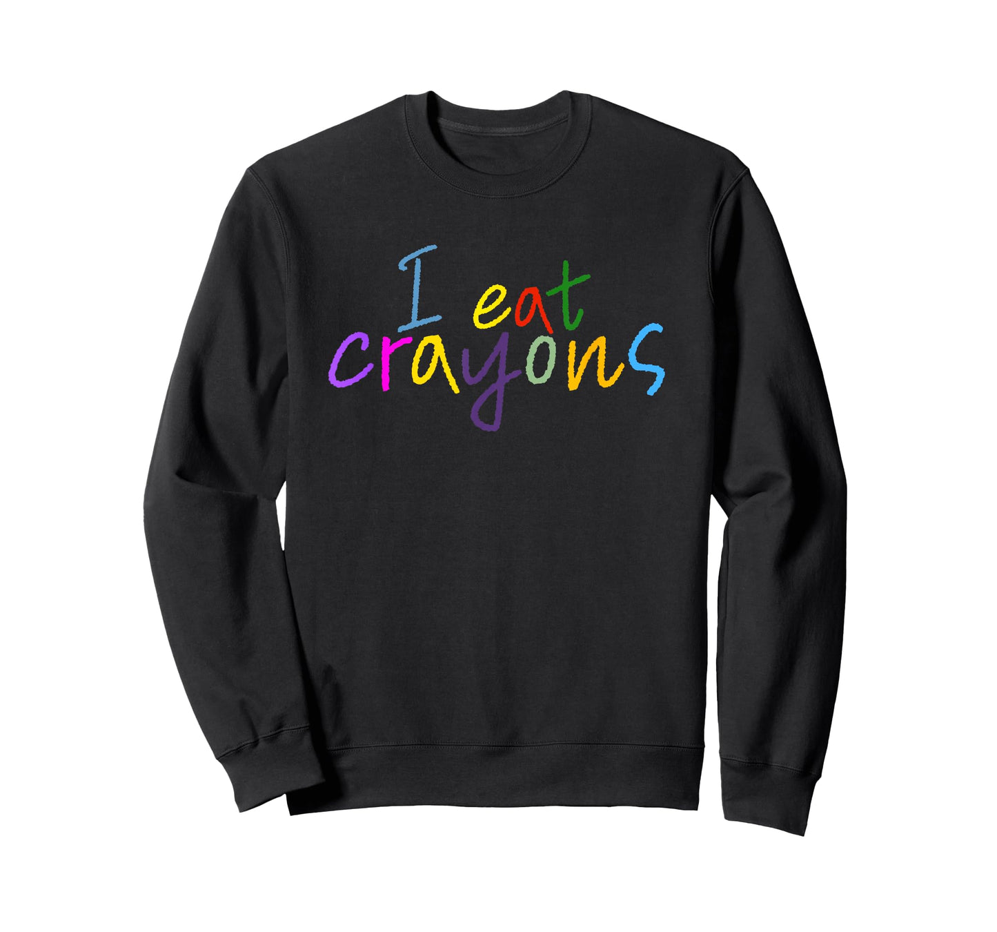 Funny Drawing Adult Coloring Art Teacher - I Eat Crayons T-Shirt