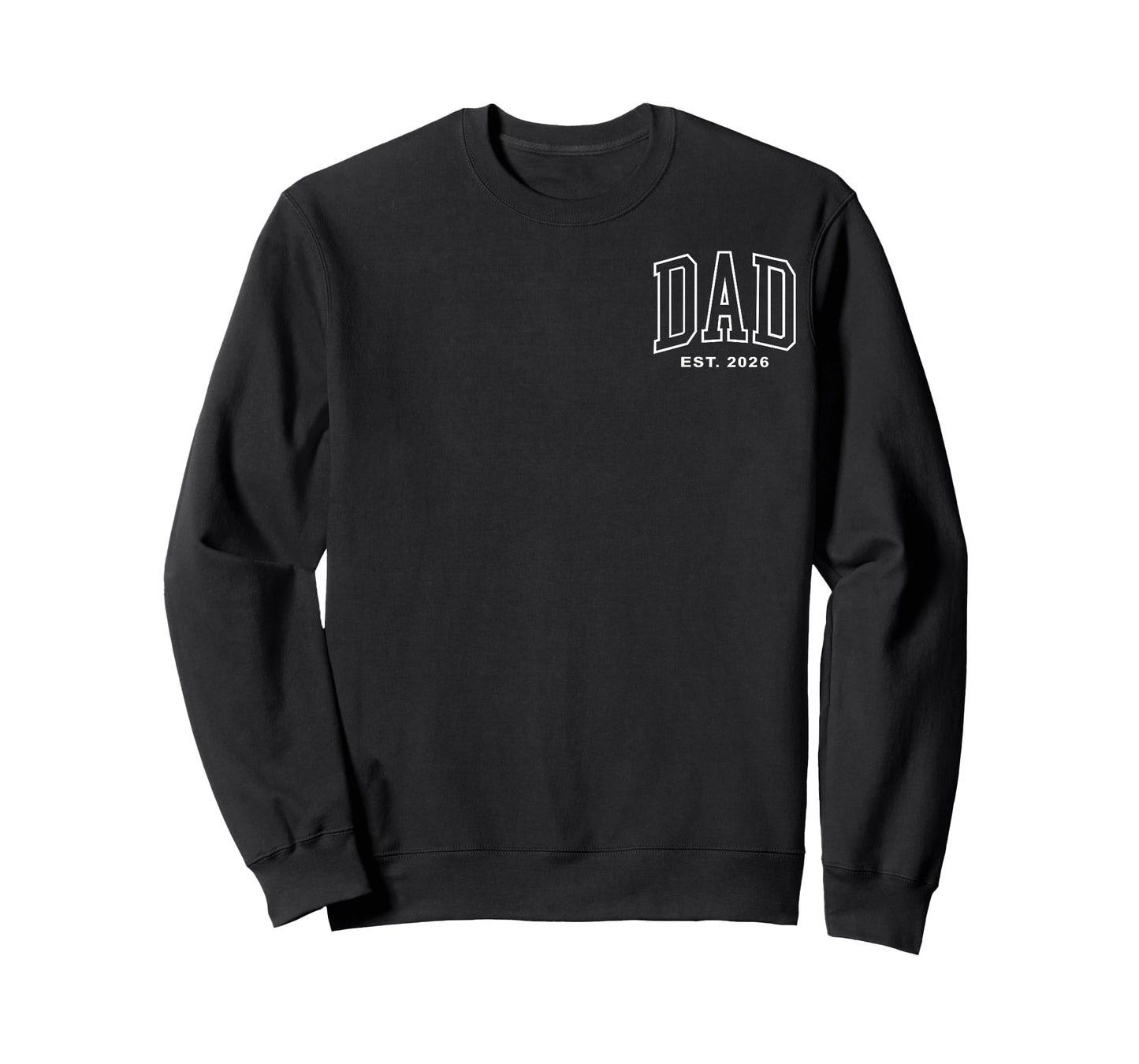 Dad Est 2026 Pregnancy Announcement for Dad Men Fathers Day T-Shirt
