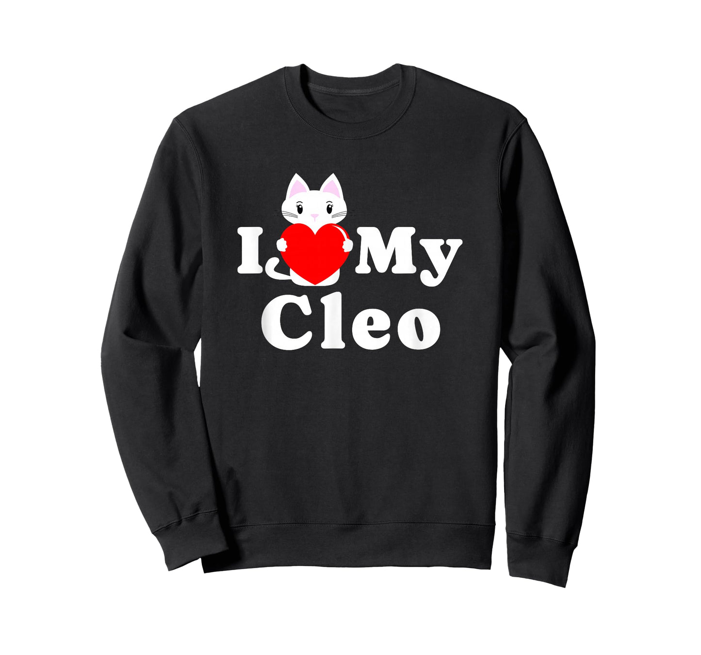 I Love My Cleo Cat Owner Pet Kitten Lover T-Shirt