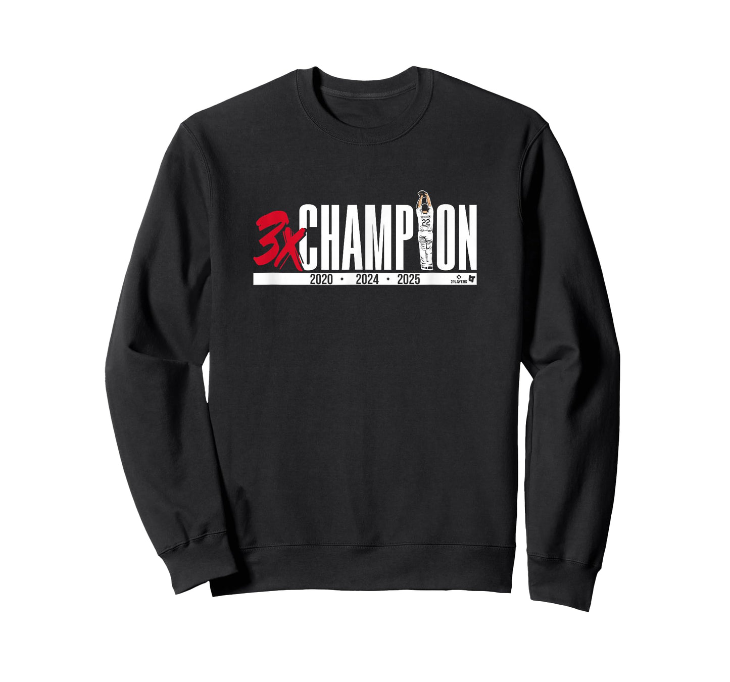 Clayton Kershaw - Three-Time Champion - Los Angeles Baseball T-Shirt