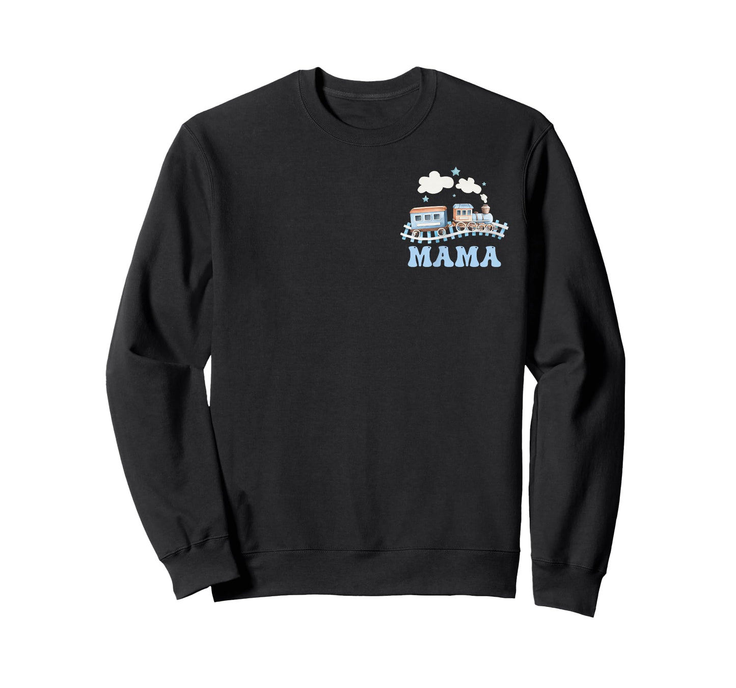 Mama First Birthday Boy Girl Train Railroad Family Matching T-Shirt
