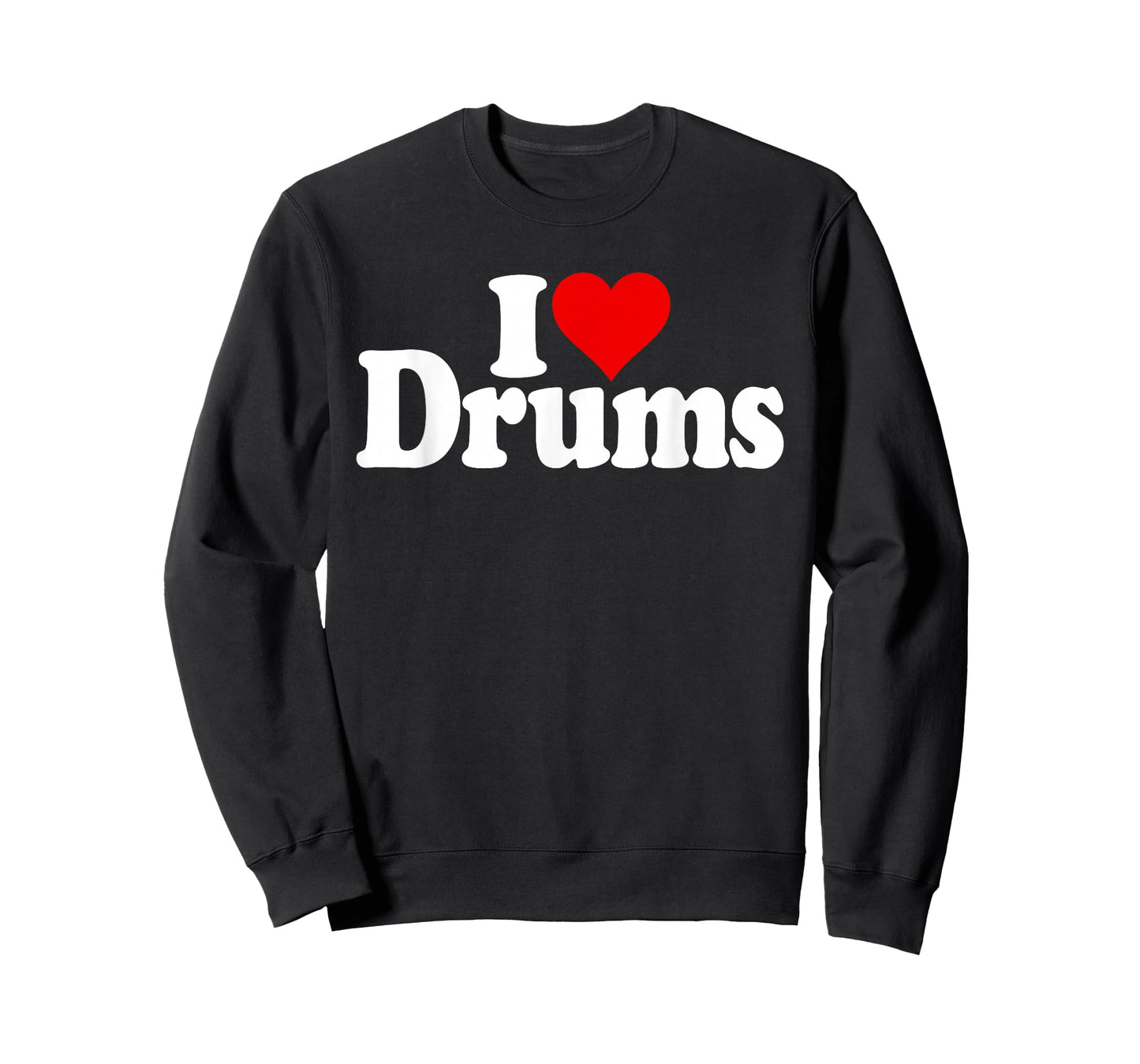 I Love Heart Drums Drummers T-Shirt