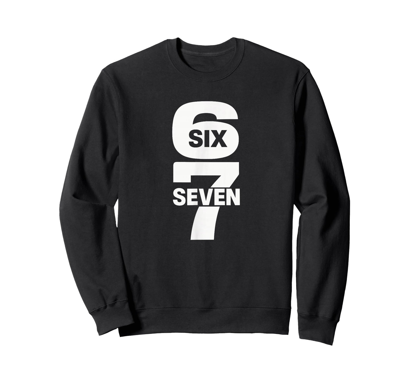 Funny Six Seven 6 7 Meme 67 Numbers T-Shirt