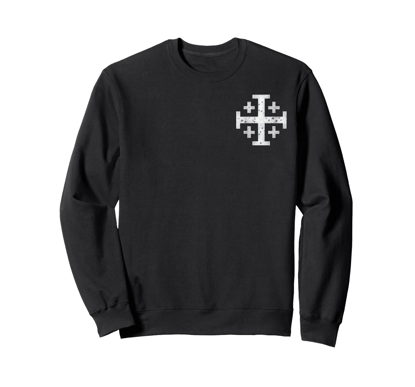 Deus Vult Catholic Knight Templar Crusader Cross 2 Sides T-Shirt