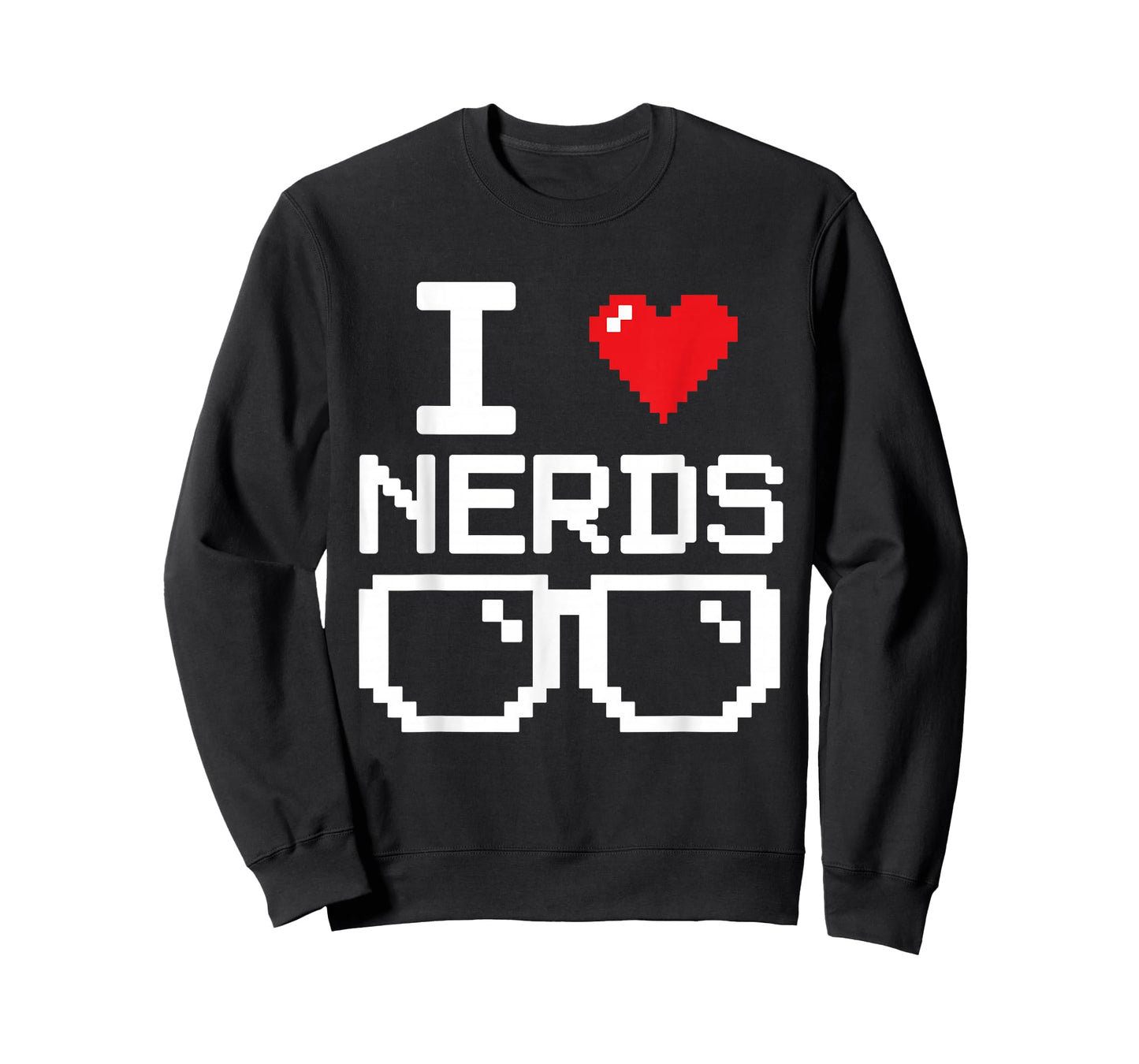 I Love Nerds I Heart Nerds for Science Book Knowledge Geeks T-Shirt