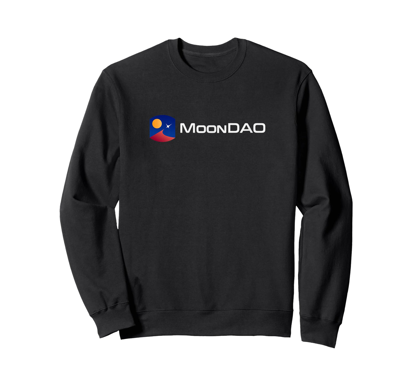 MoonDAO Logo White Text T-Shirt