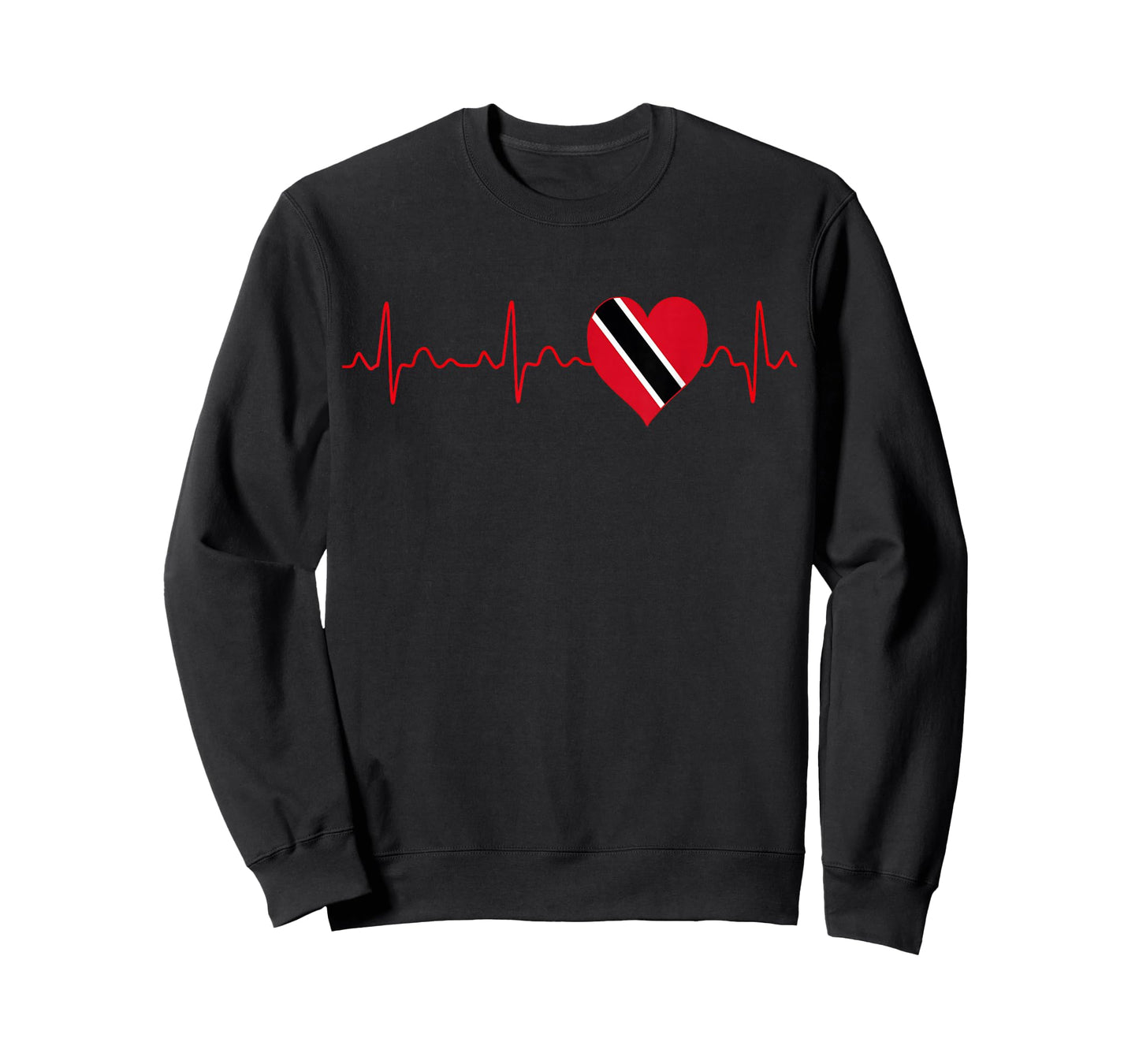 Trinidad and Tobago Flag Heartbeat EKG Patriotic National T-Shirt