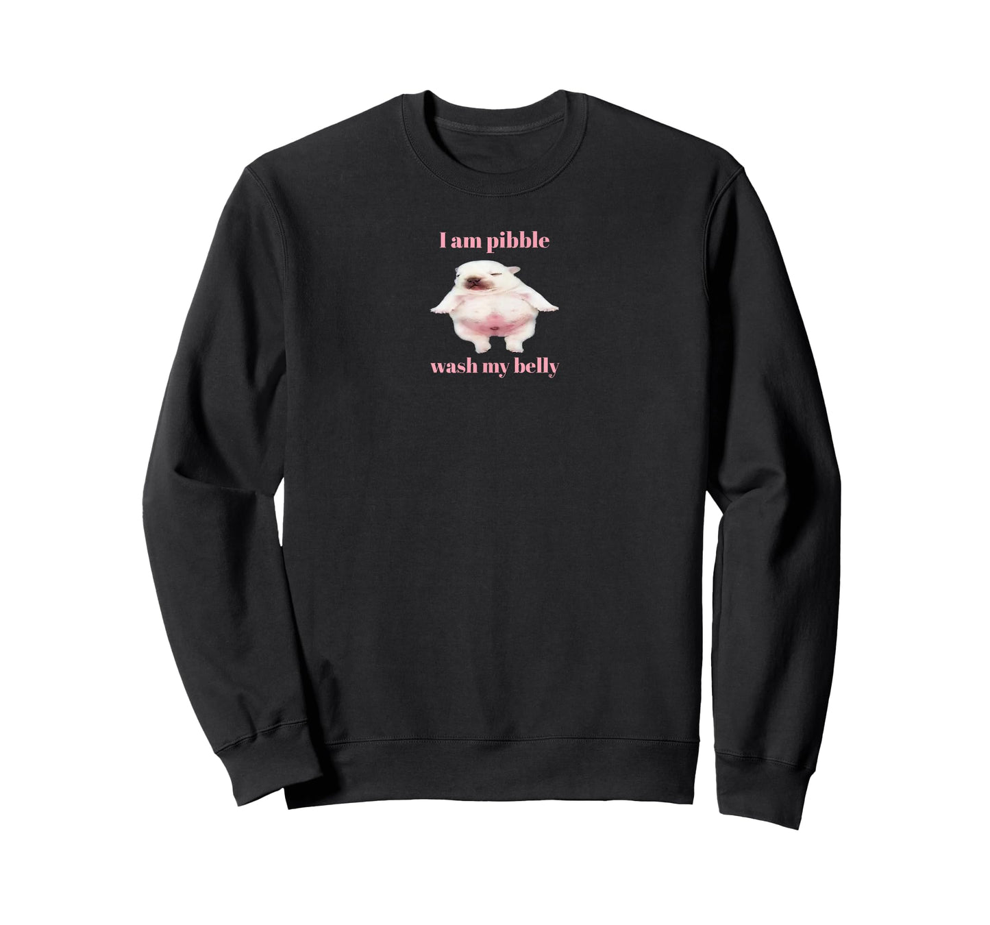 I Am Pibble Wash My Belly Pibble Meme Funny Dog Brainrot T-Shirt