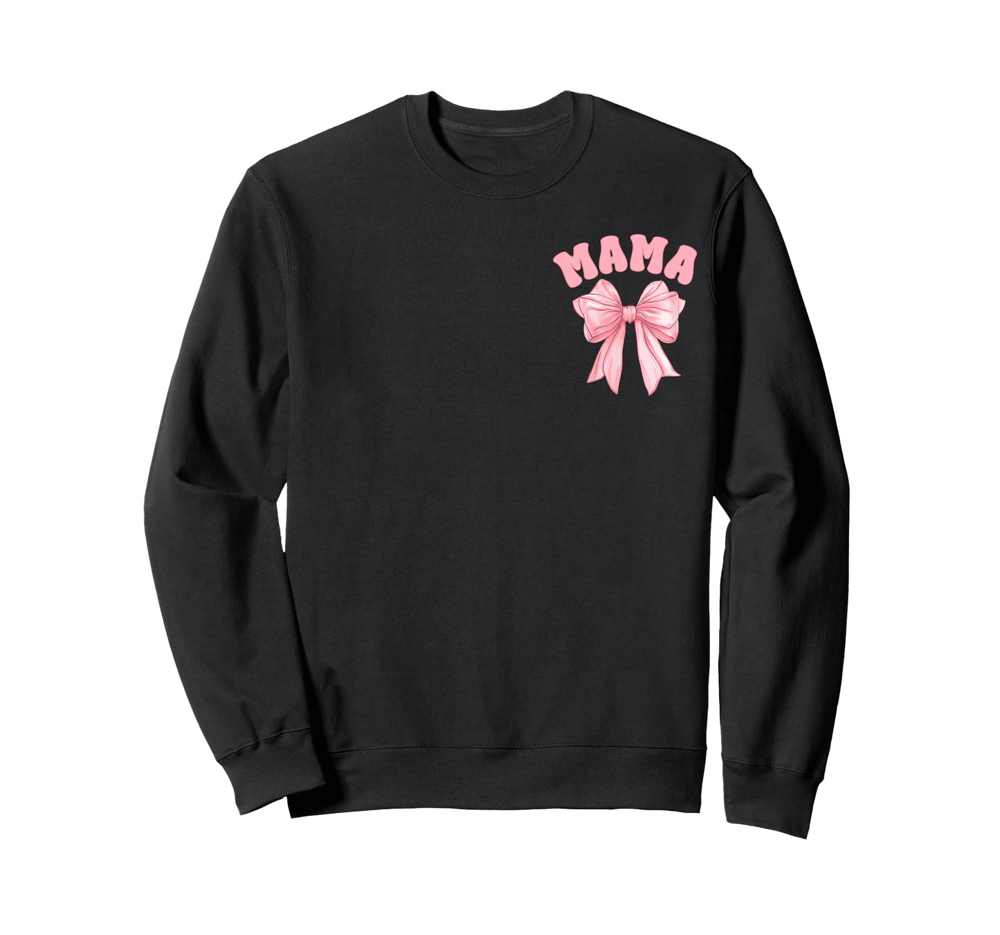 Mama of The Birthday Girl Family Pink Coquette Bow Party T-Shirt