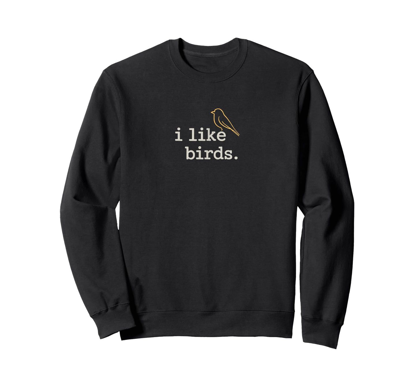 I Like Birds Funny Minimalist Cute Birdwatching Nature Lover T-Shirt
