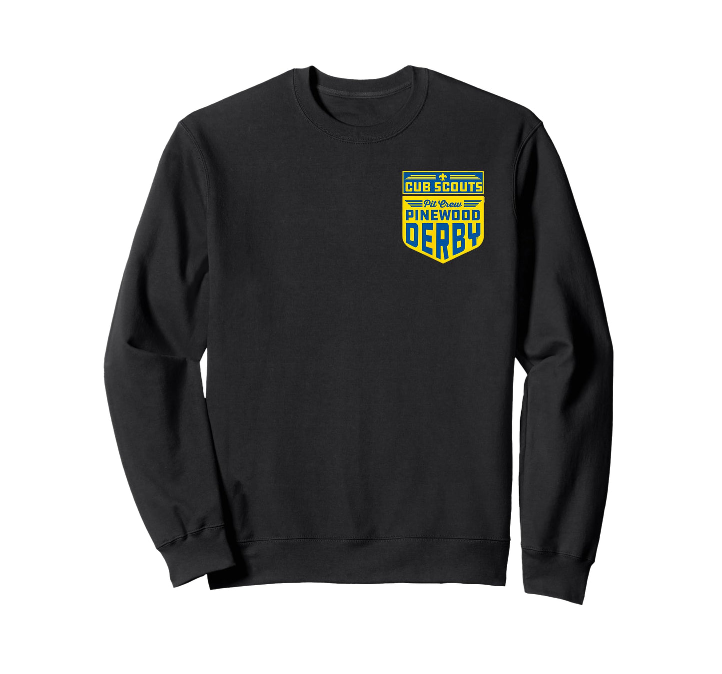 Pinewood Derby Pit Crew Cub Scouts Badge Logo T-Shirt
