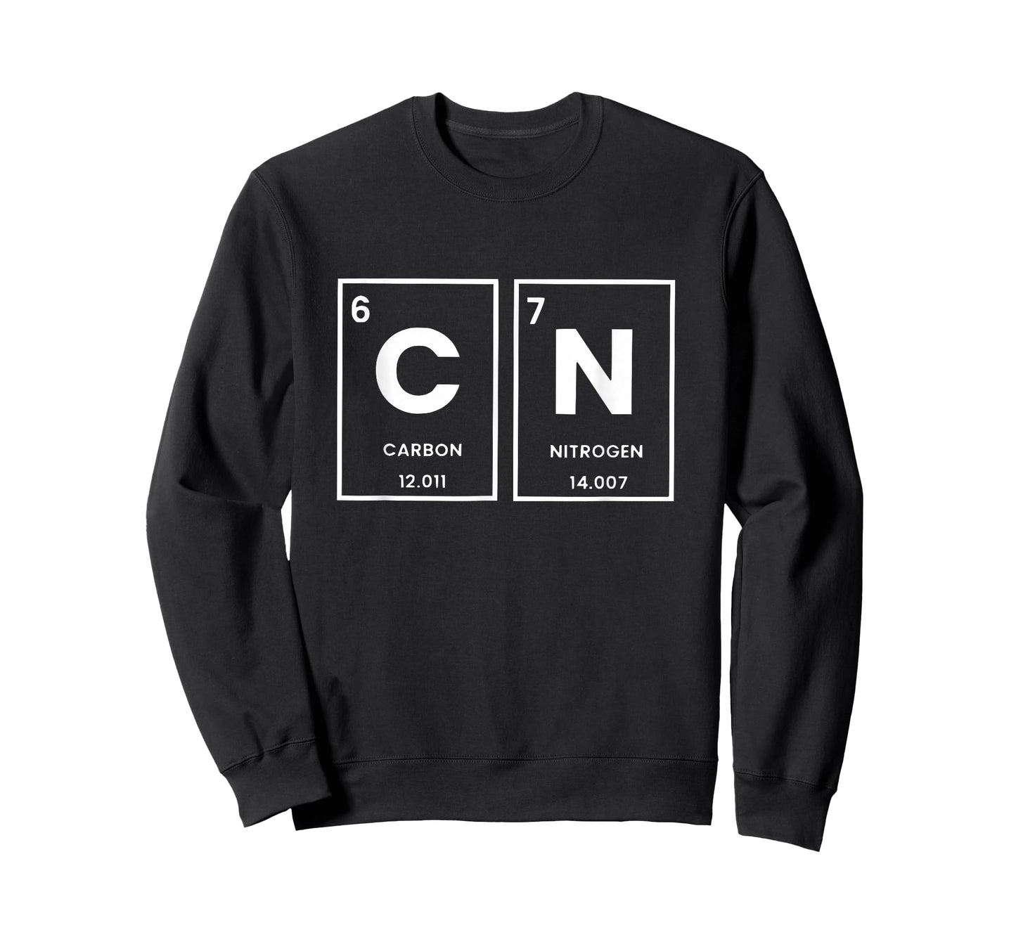 Funny 6 7 Meme Periodic Table Carbon Nitrogen Humor T-Shirt