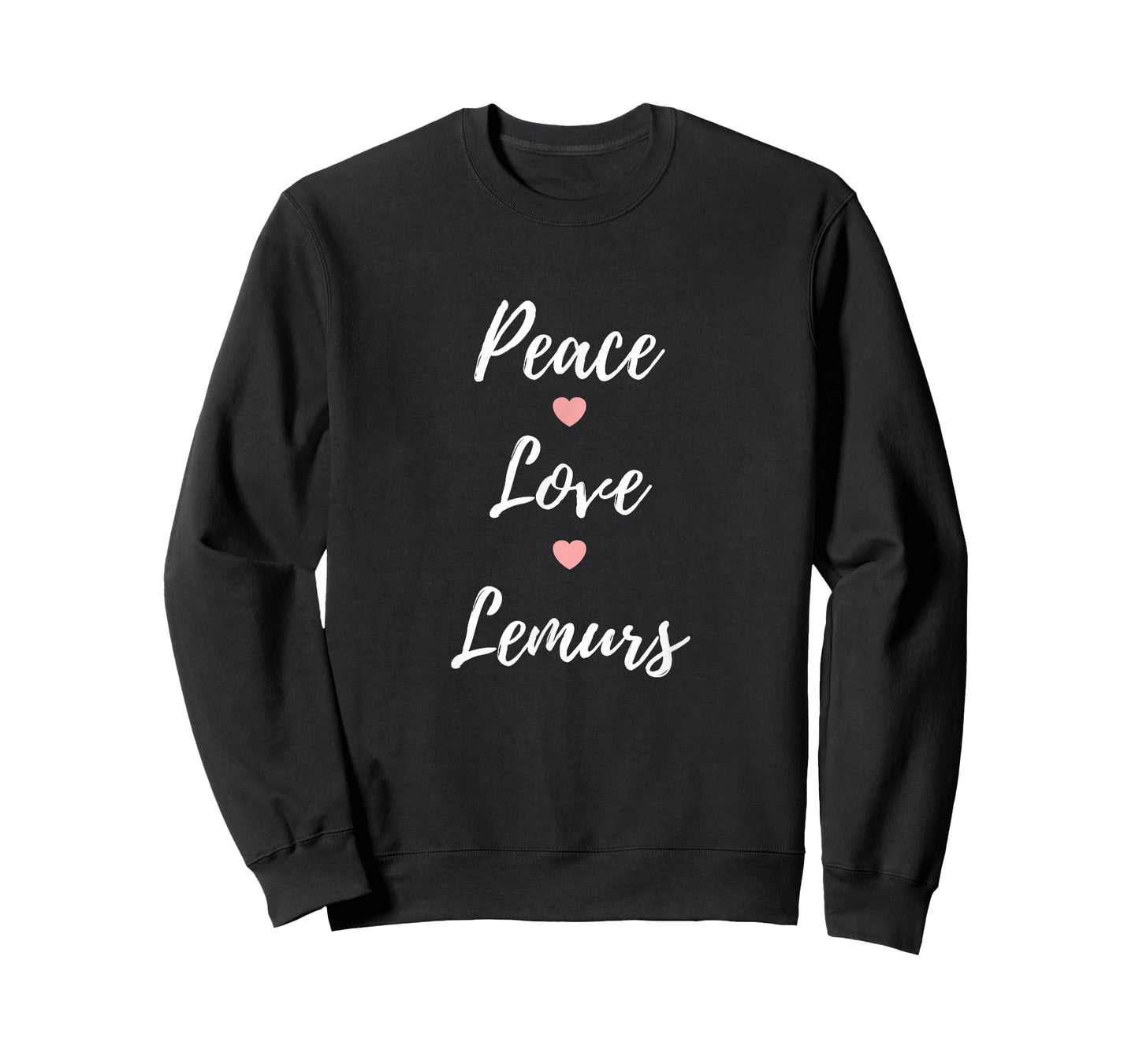 Peace Love Lemurs Lemur Wildlife Animal Theme T-Shirt