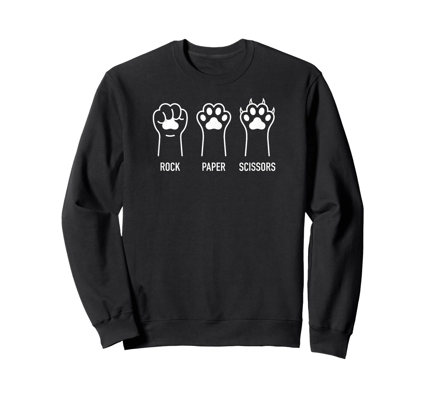 Rock Paper Scissors Cat - Funny Kitten Paw Game T-Shirt