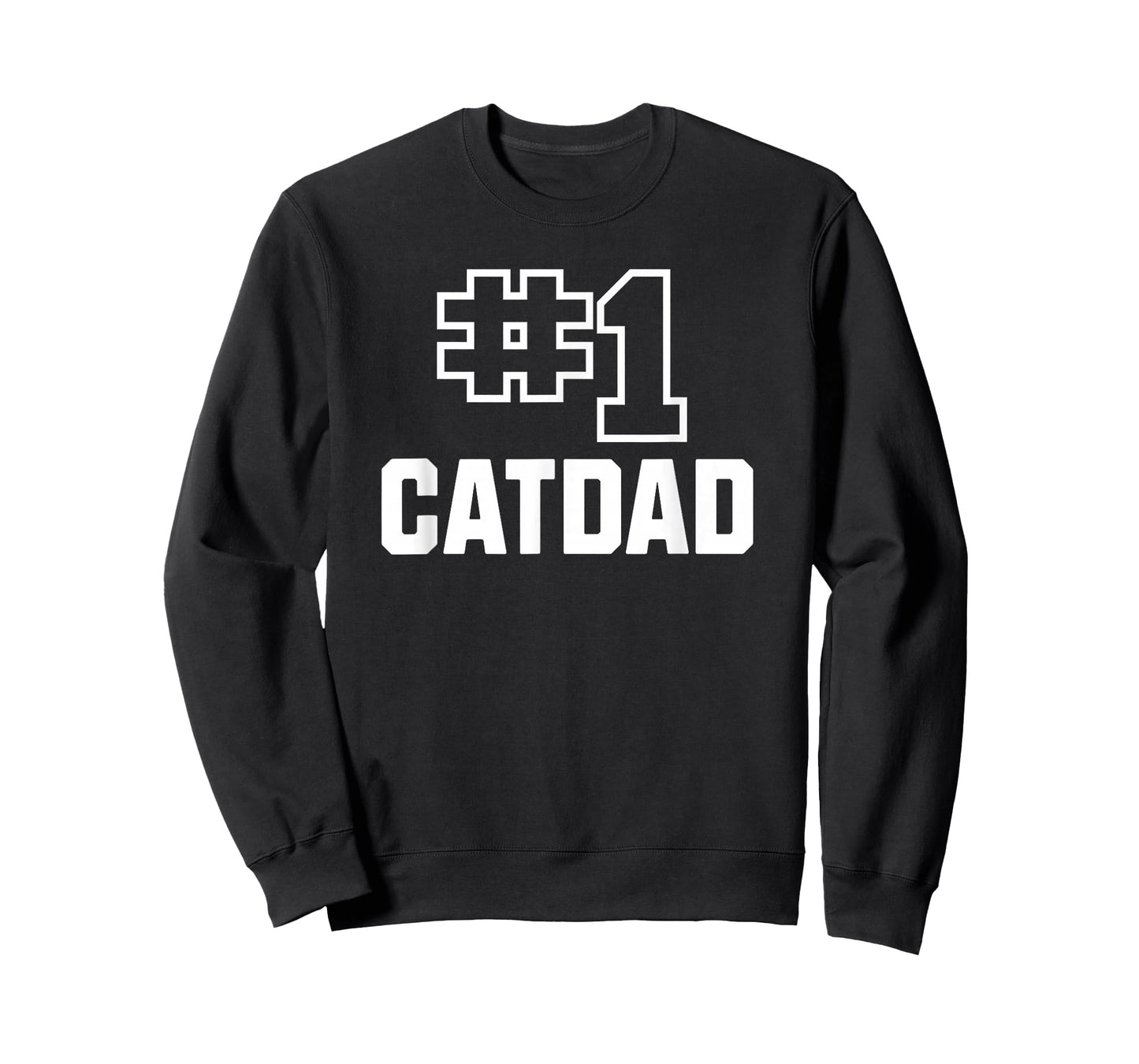 Number One Catdad Funny Cat Lover Pet Owner T-Shirt