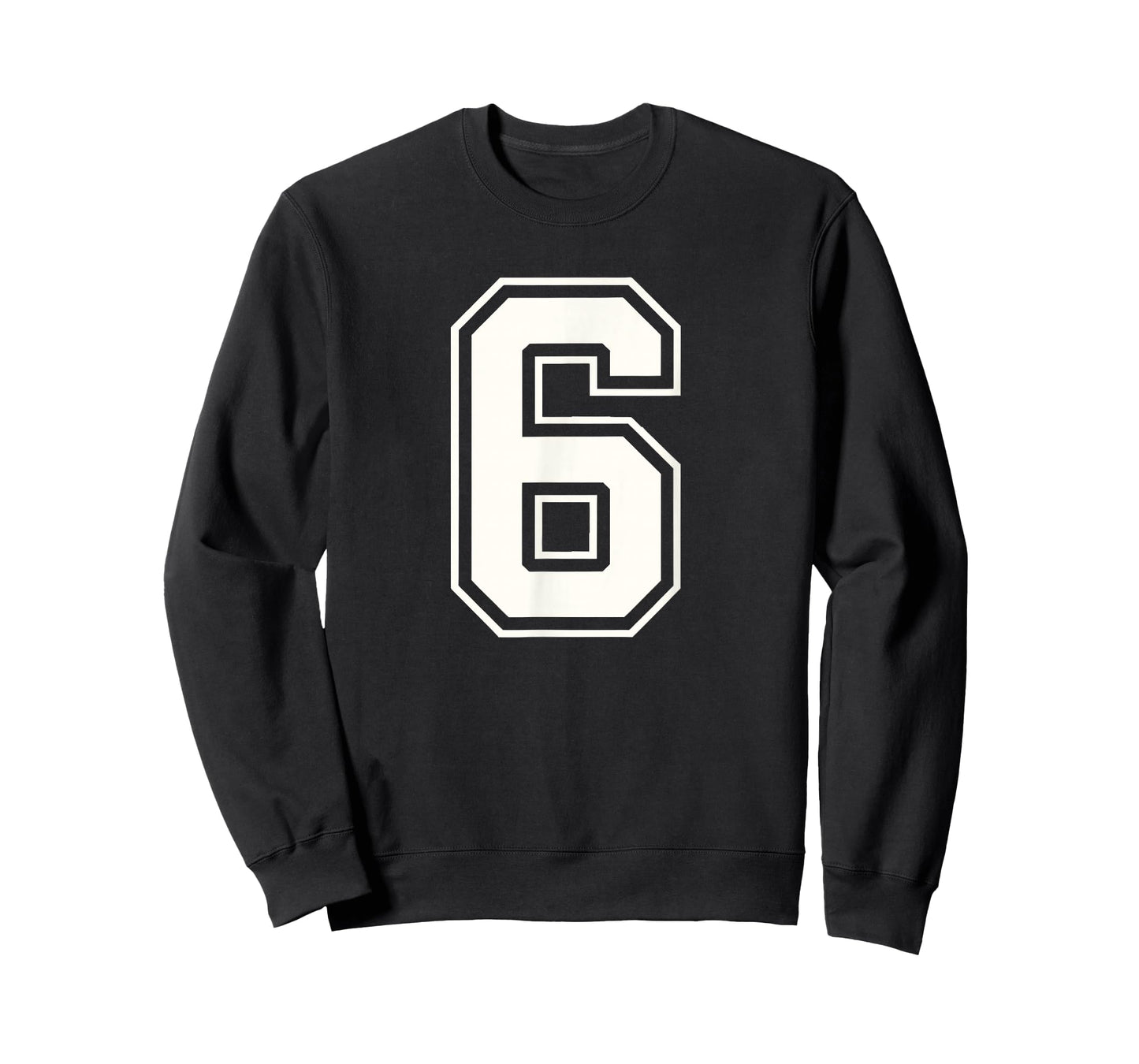 Matching Varsity 6 Number Six Team Sports Graphic Design T-Shirt