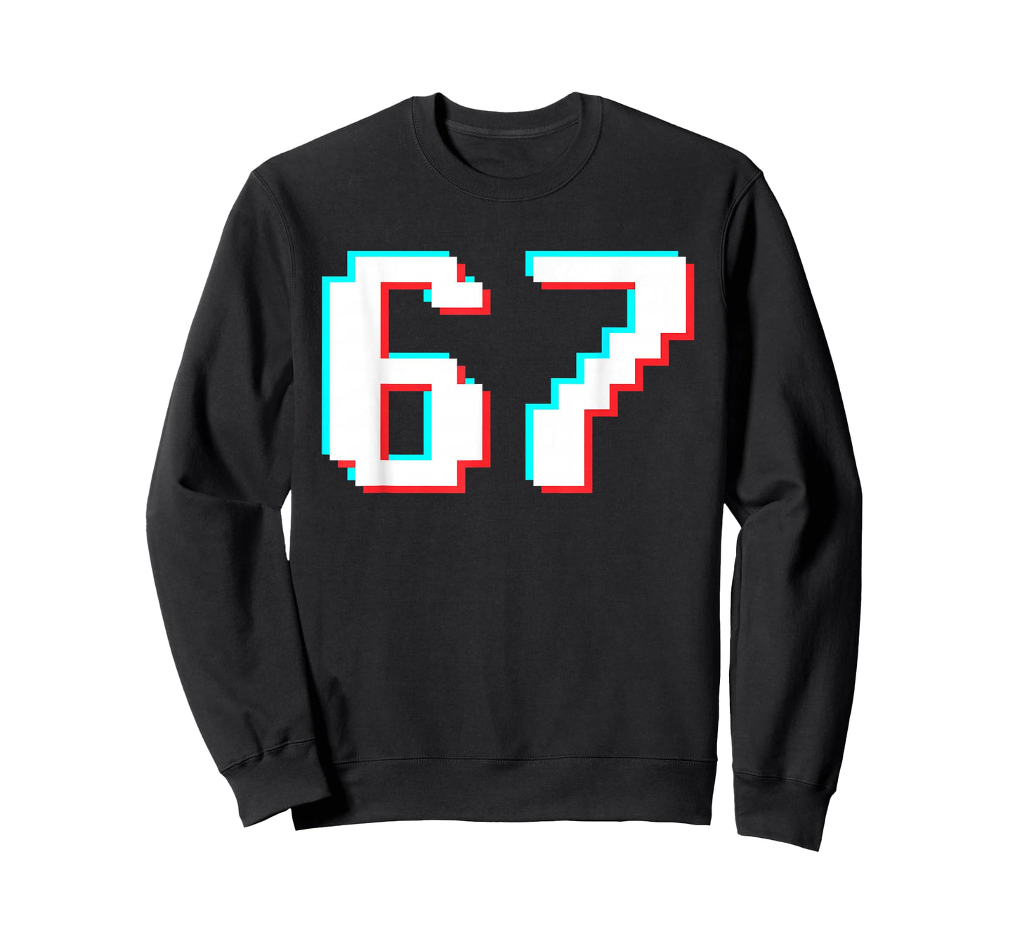 Number 67 Meme Funny Gen Alpha Slang Six Seven Youth Kids T-Shirt