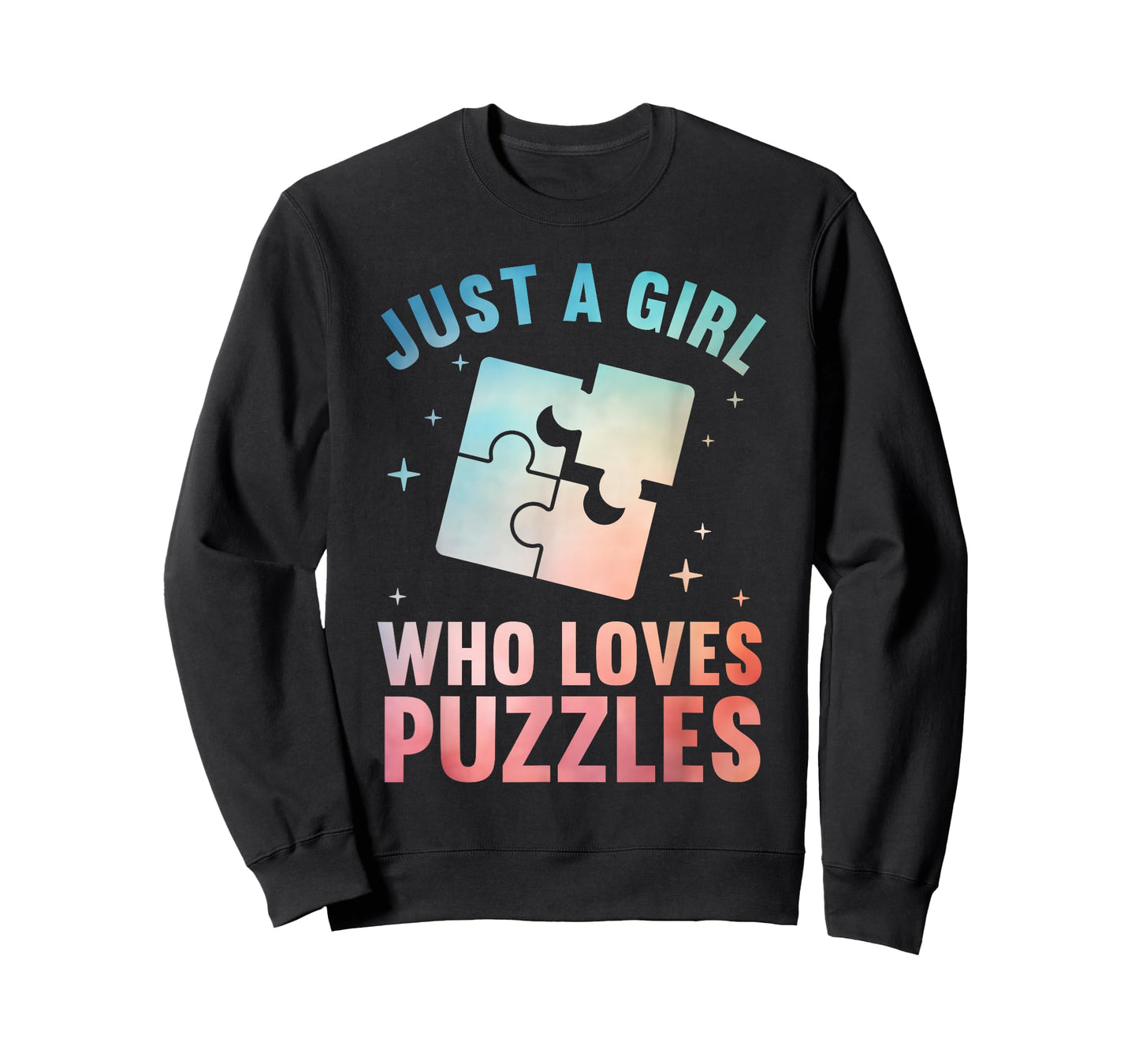 Cool Puzzle Design for Women Girls Jigsaw Lover Puzzle Piece T-Shirt