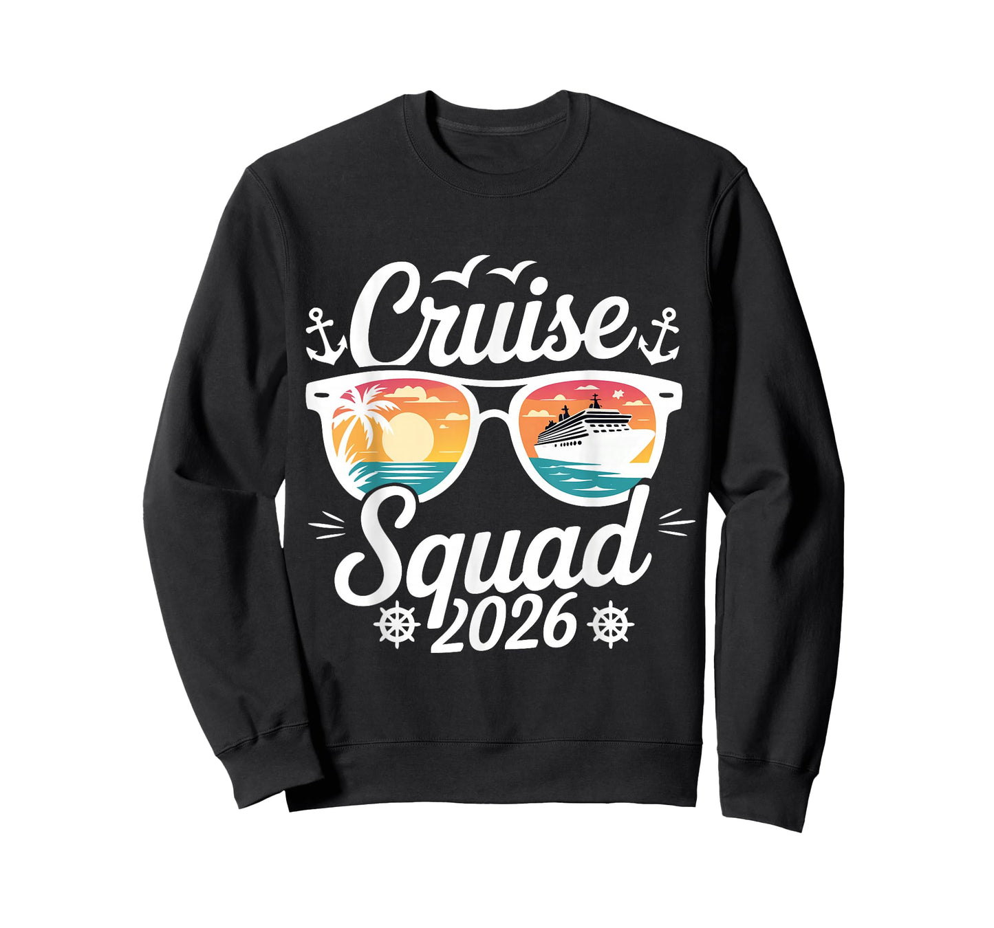 Funny Cruise Squad 2026 Summer Vacation Matching Family T-Shirt