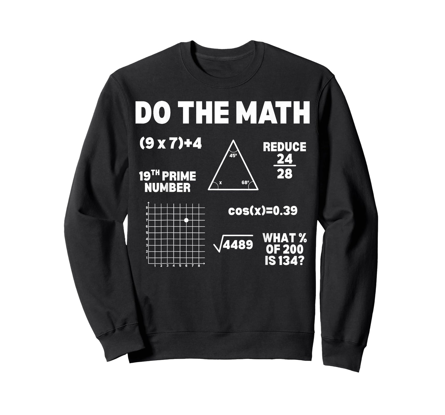 Do The Math 67 Meme Funny Six Seven Men Women Teacher T-Shirt