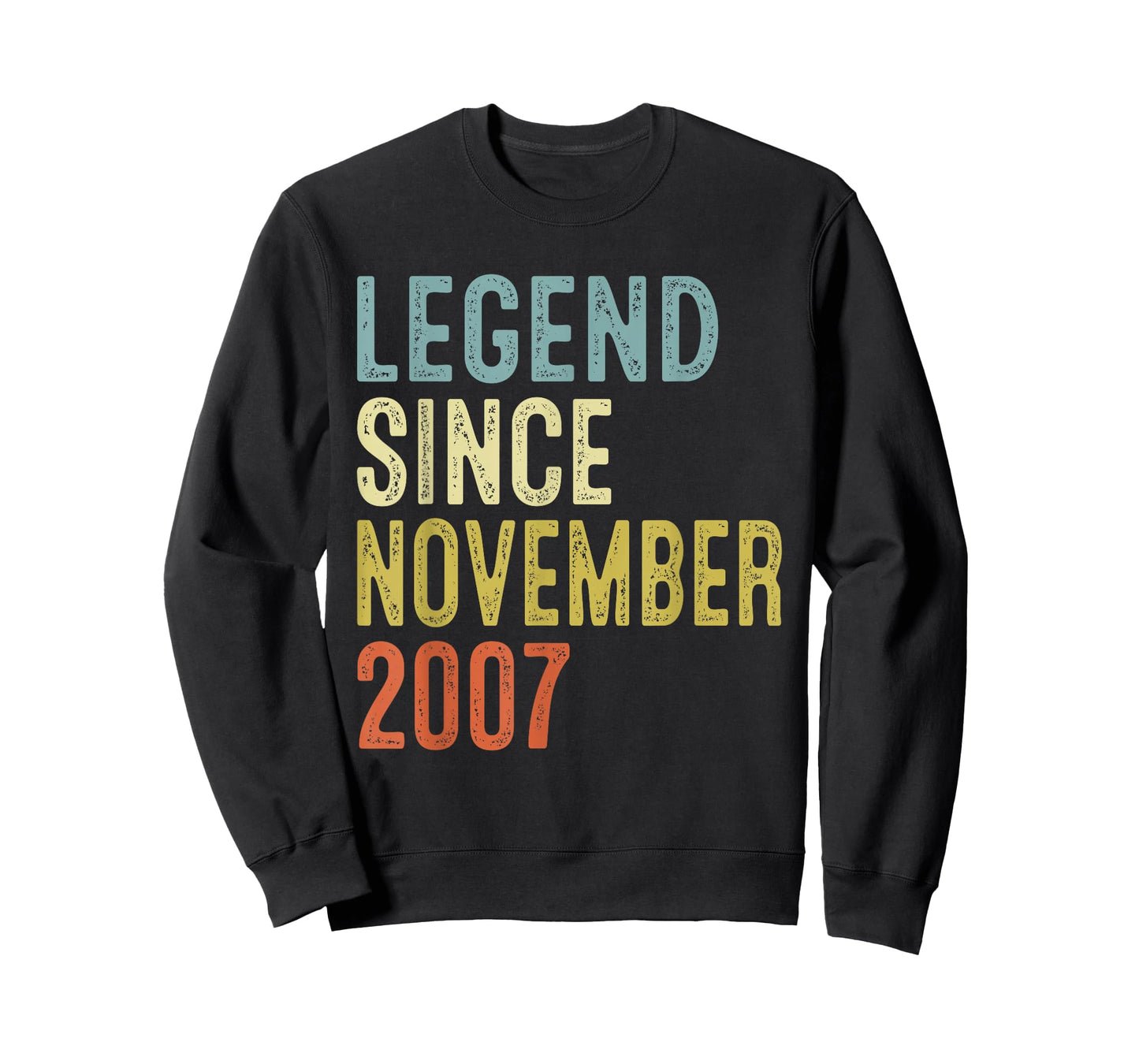 Legend Since November 2007 18th Birthday Gifts 18 Year Old T-Shirt