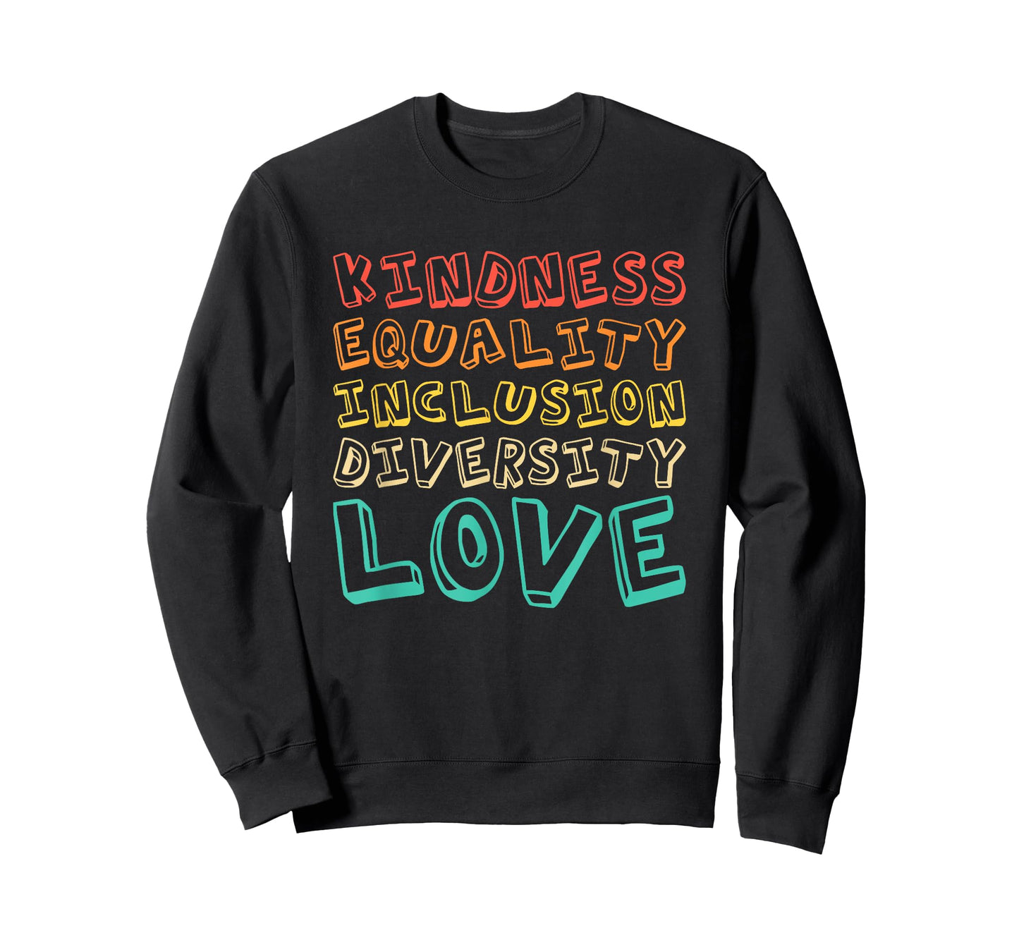 Kindness Equality Inclusion Diversity Love Teacher Day T-Shirt
