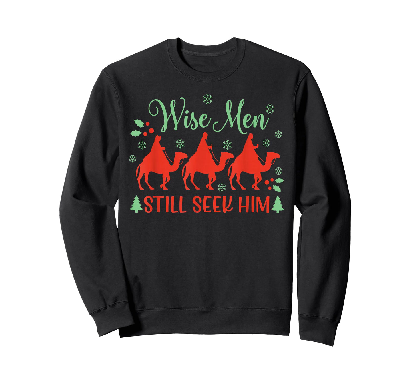 Wise Men Still Seek Him Nativity Scene Christian Christmas T-Shirt