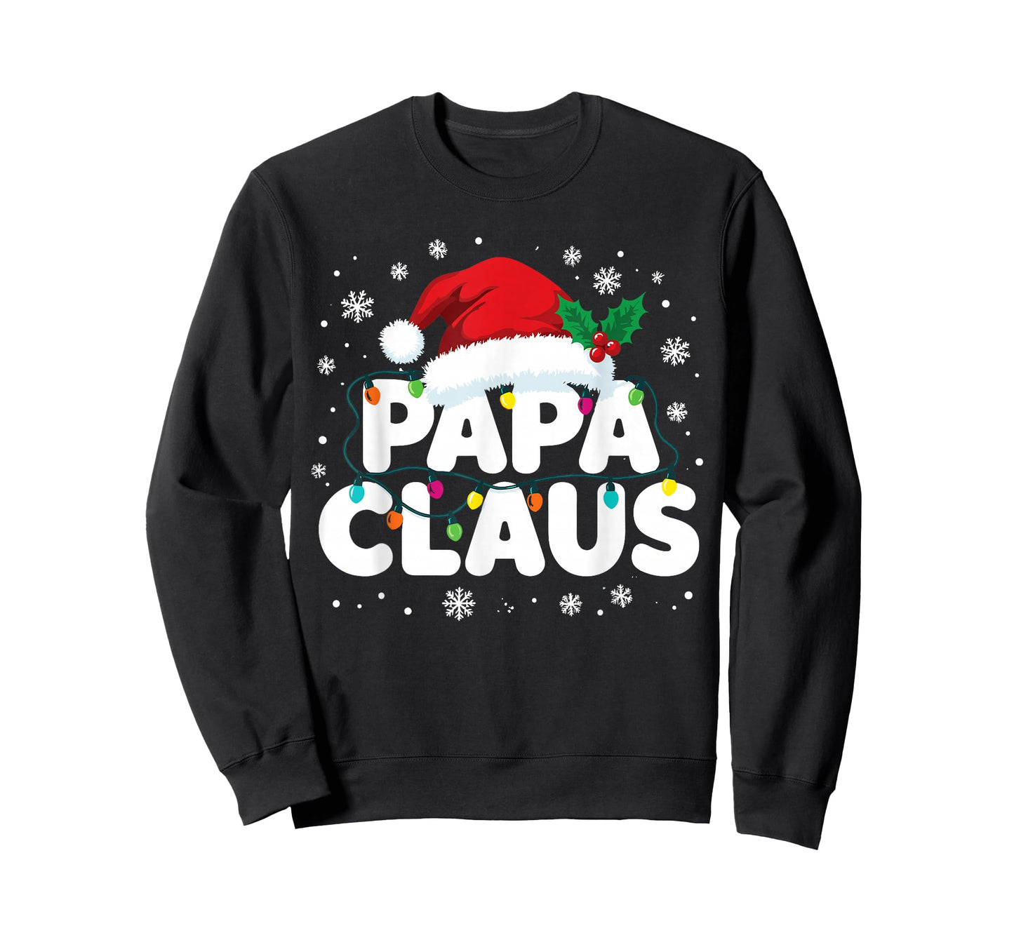 Papa Claus Matching Family Christmas Pajamas T-Shirt