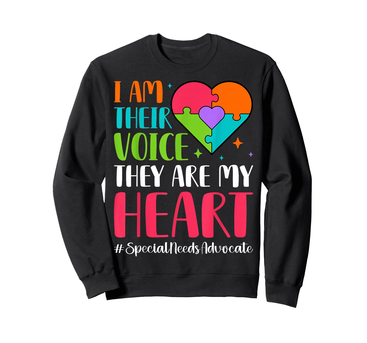 I'm Their Voice They are My Heart - SPED Teacher T-Shirt
