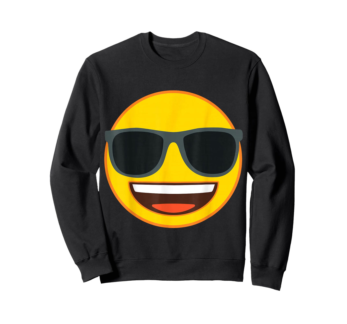 Official Emoji Sunglasses Yellow Smile Face T-Shirt