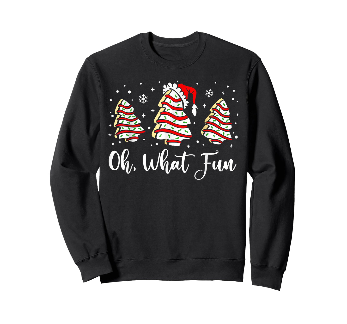 Oh What Fun Christmas Tree Cakes Debbie Becky Jen Cake T-Shirt