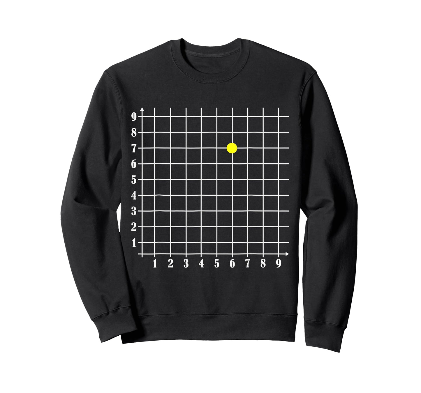 Coordinate (6,7) Funny Math Teacher 67 Math Lover Science T-Shirt