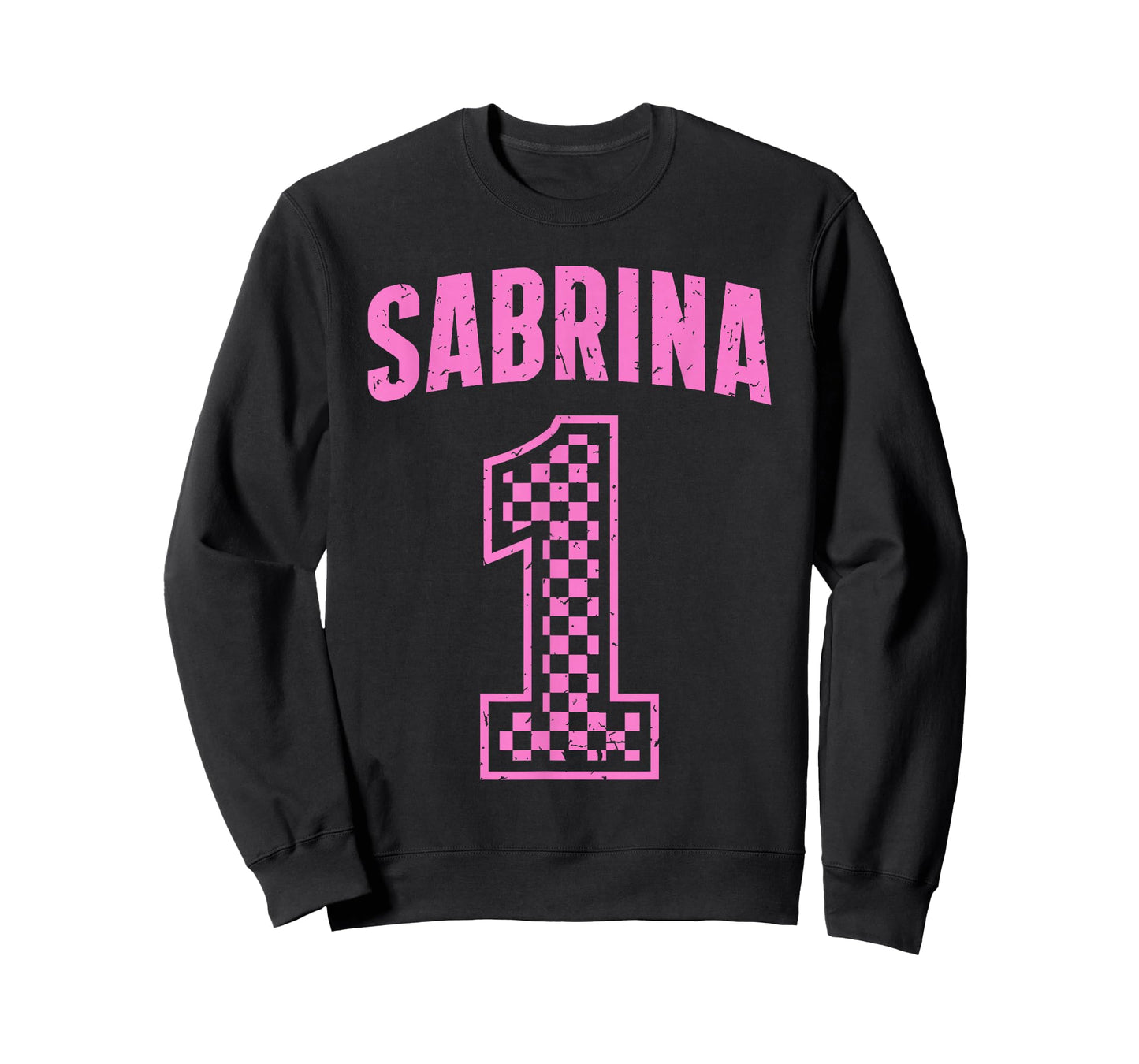 Vintage Sabrina Supporter Number 1 Checkered Greatest Fan T-Shirt