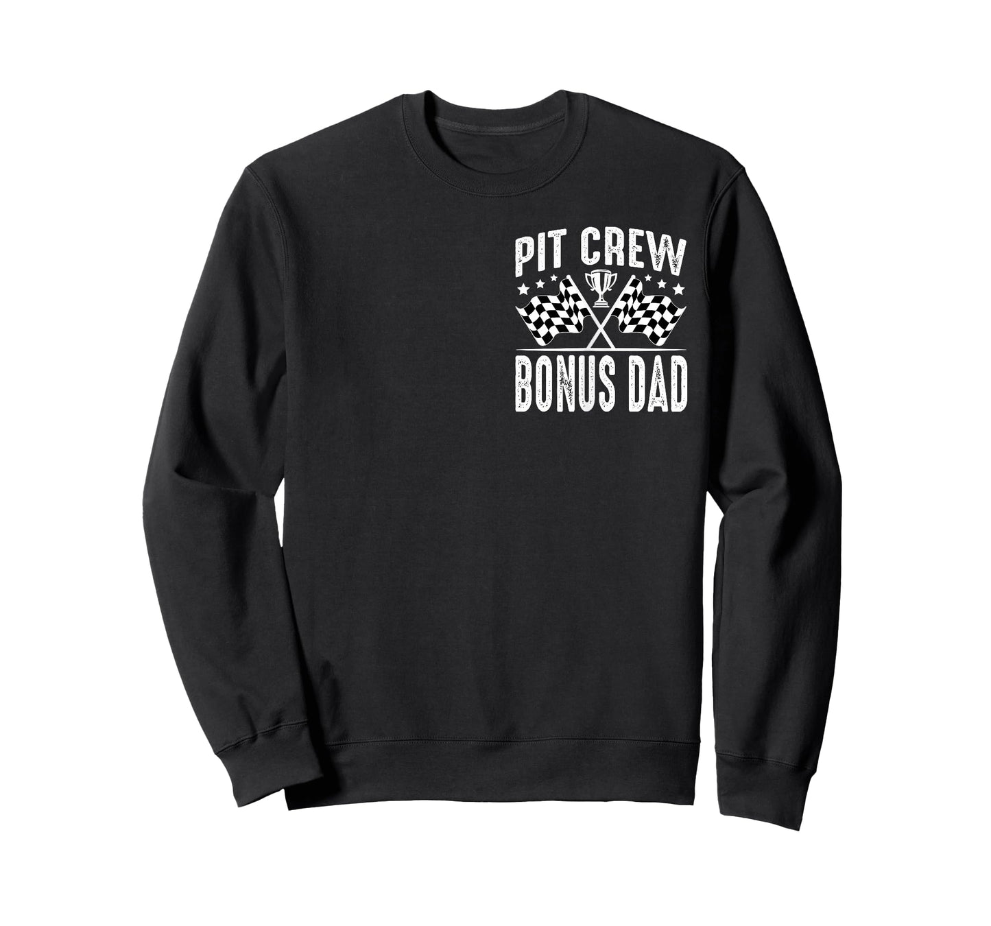 Race Car Birthday Party Racing Family Bonus Dad Pit Crew T-Shirt