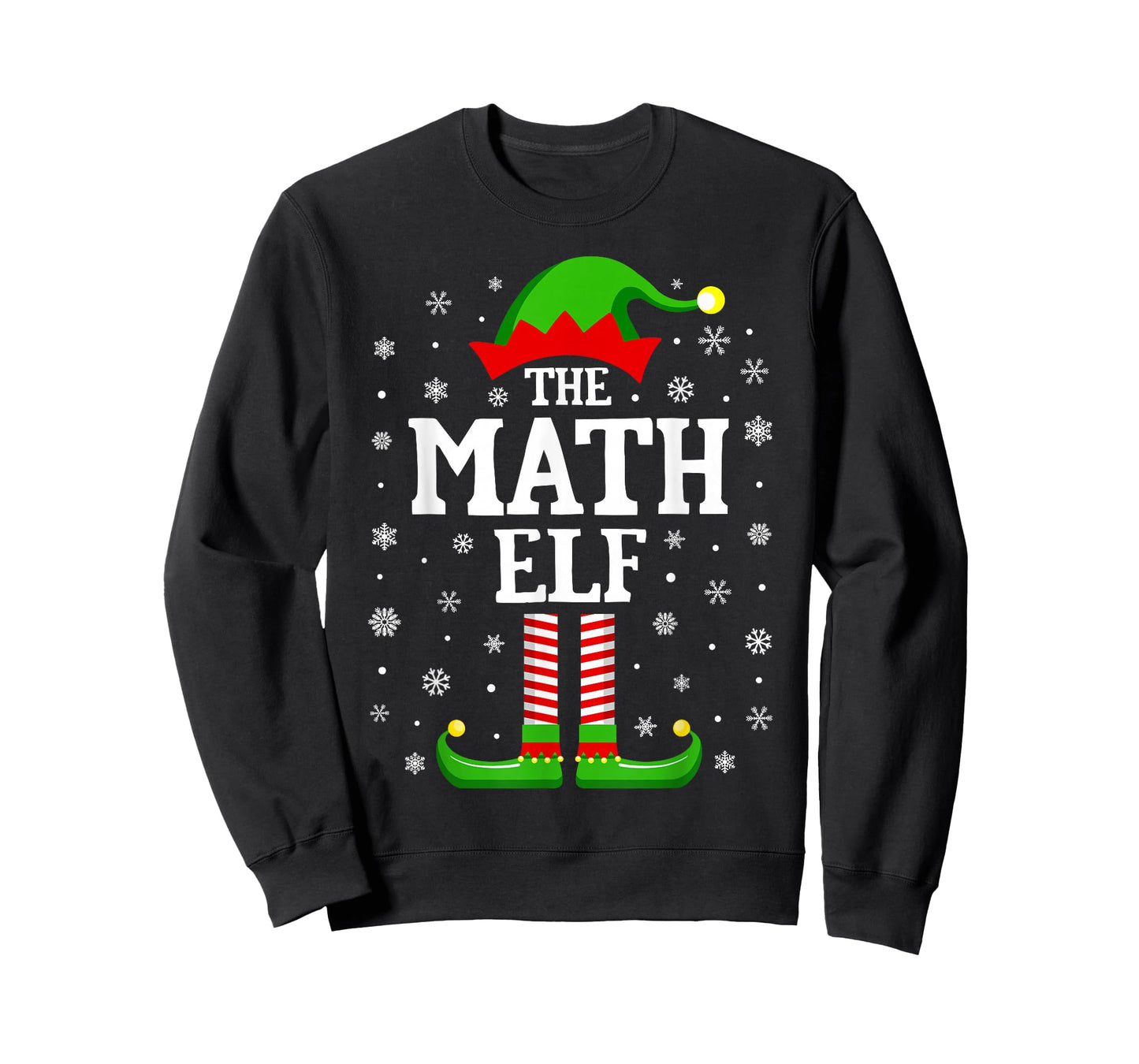 Math Elf Funny Christmas Family Matching T-Shirt