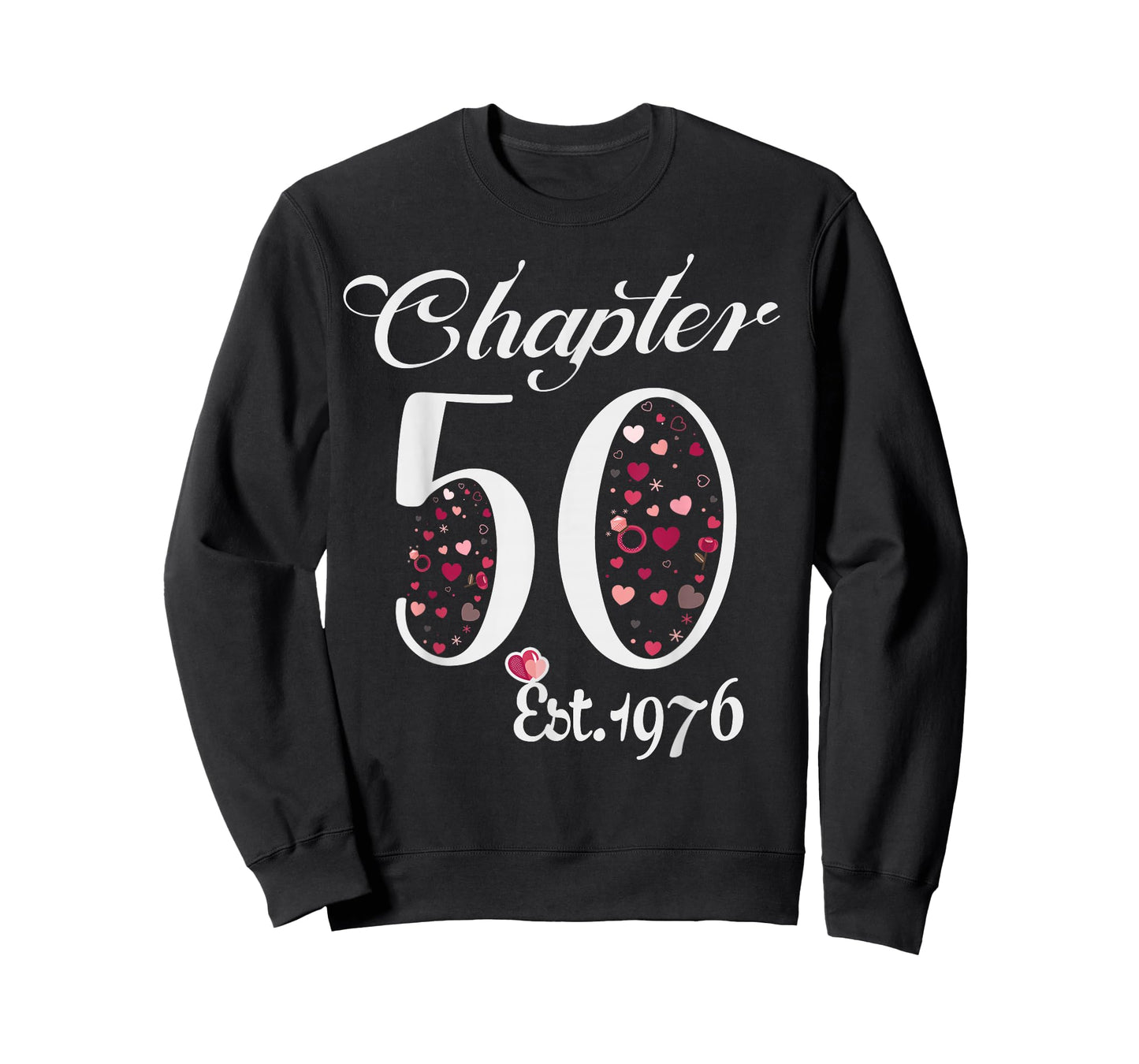 Chapter 50 EST 1976 Happy 50Th Birthday Girl Gift for Her T-Shirt