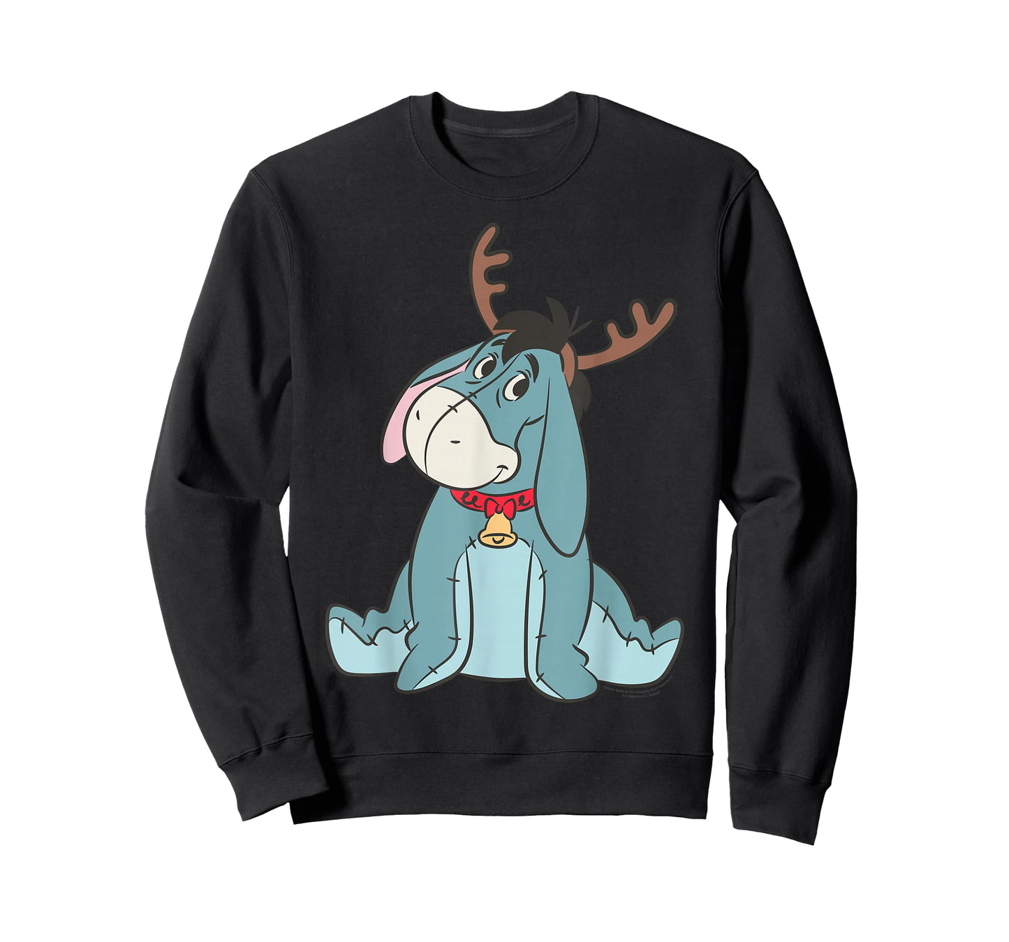 Disney Eeyore Christmas Reindeer Winnie The Pooh Holiday T-Shirt