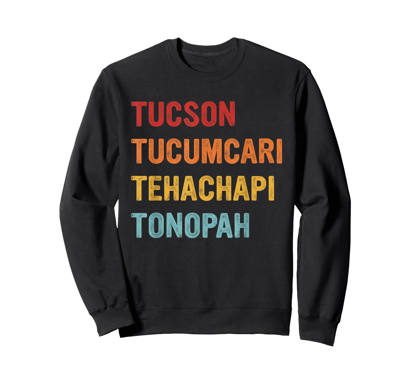 Tucson Tucumcari Tehachapi Tonopah Retro Americana Travel T-Shirt