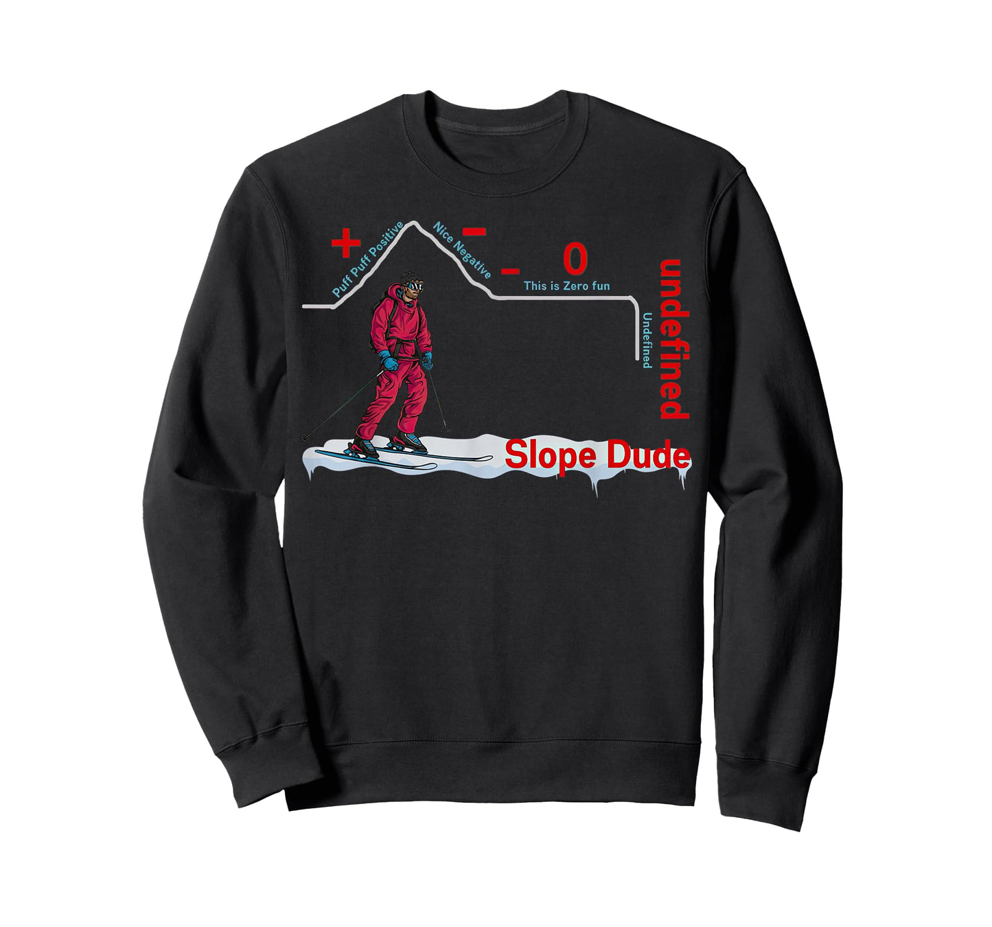 Funny Slope Dude Algebra Geometry Middle School Math Teacher T-Shirt