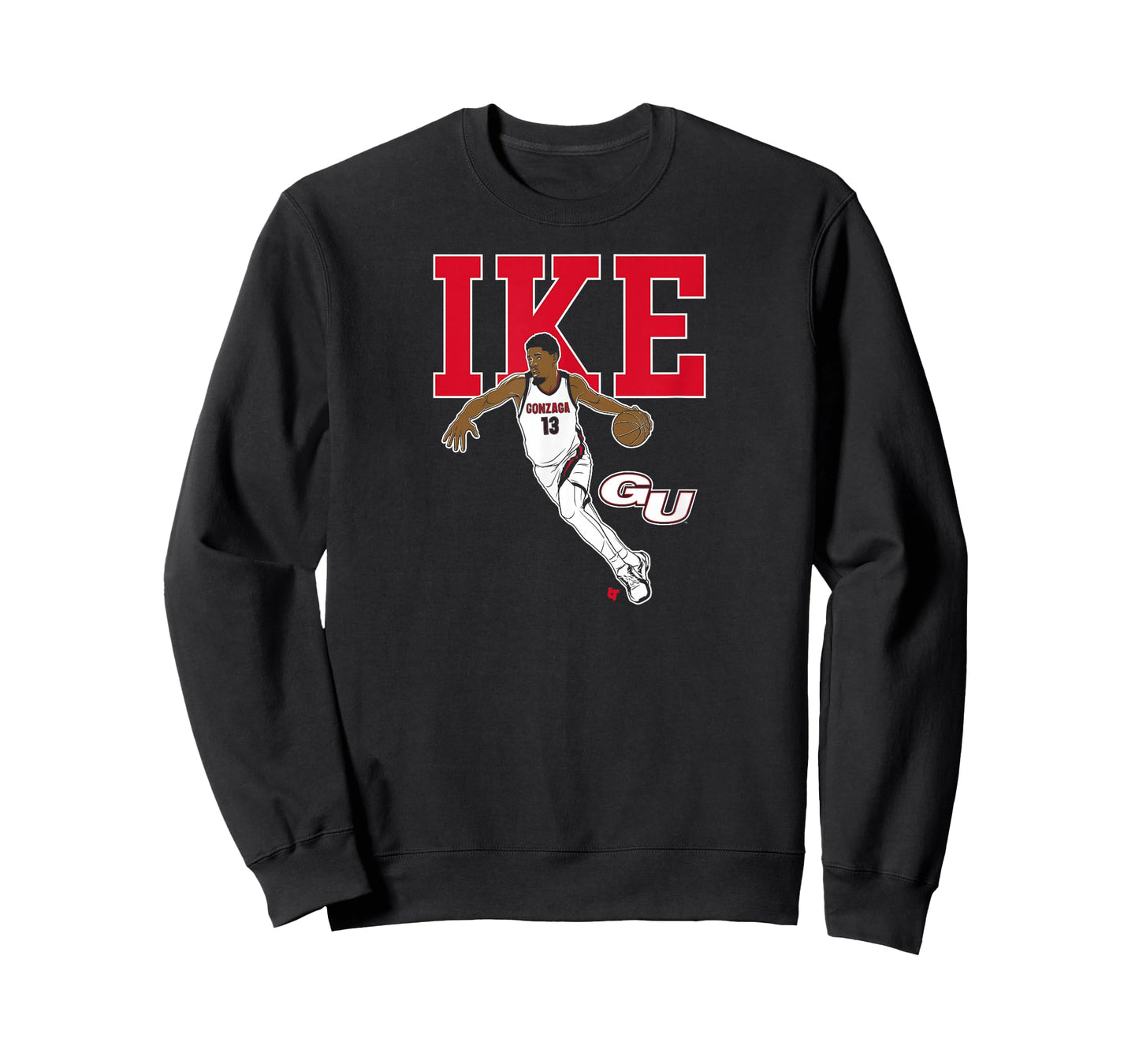 Graham IKE - Name Pose - Gonzaga Bulldogs Basketball T-Shirt