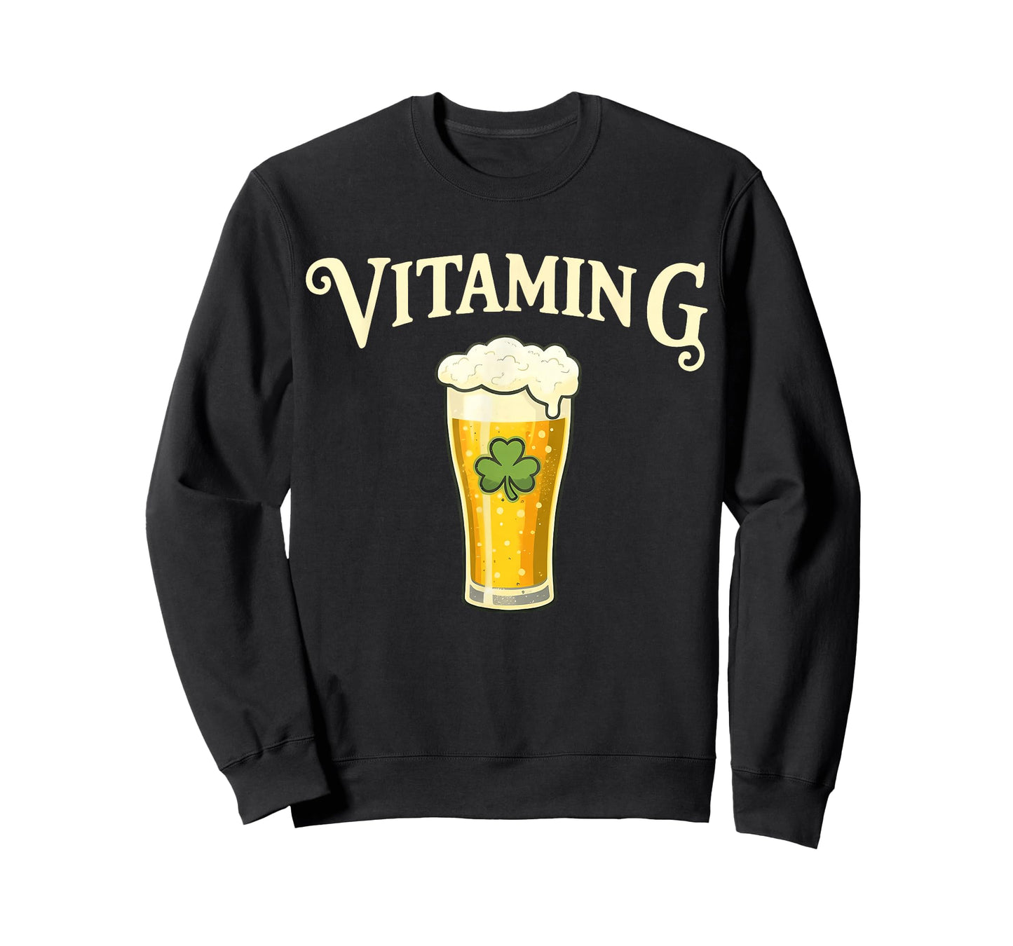 Vitamin G Stout Beer Irish Drinking Shamrock St Patricks Day T-Shirt
