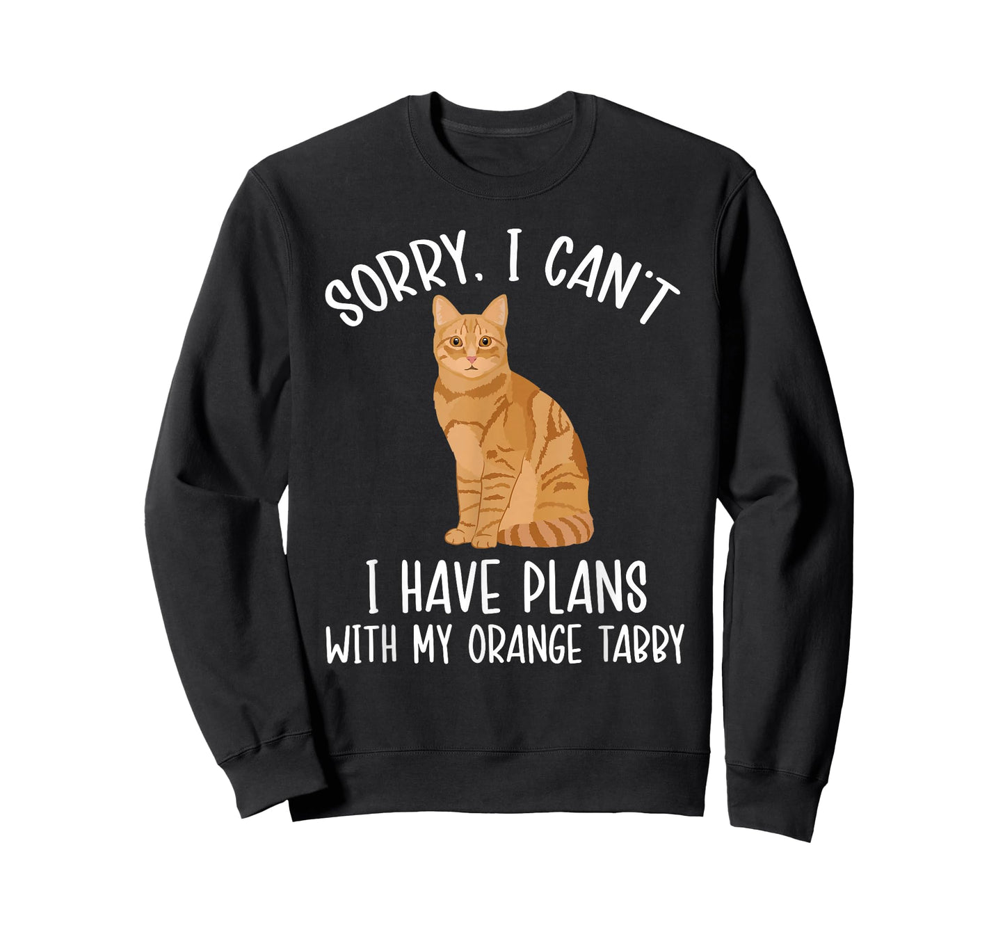 Plans with My Orange Tabby Cat Owner Orange Tabby Cat Lover T-Shirt