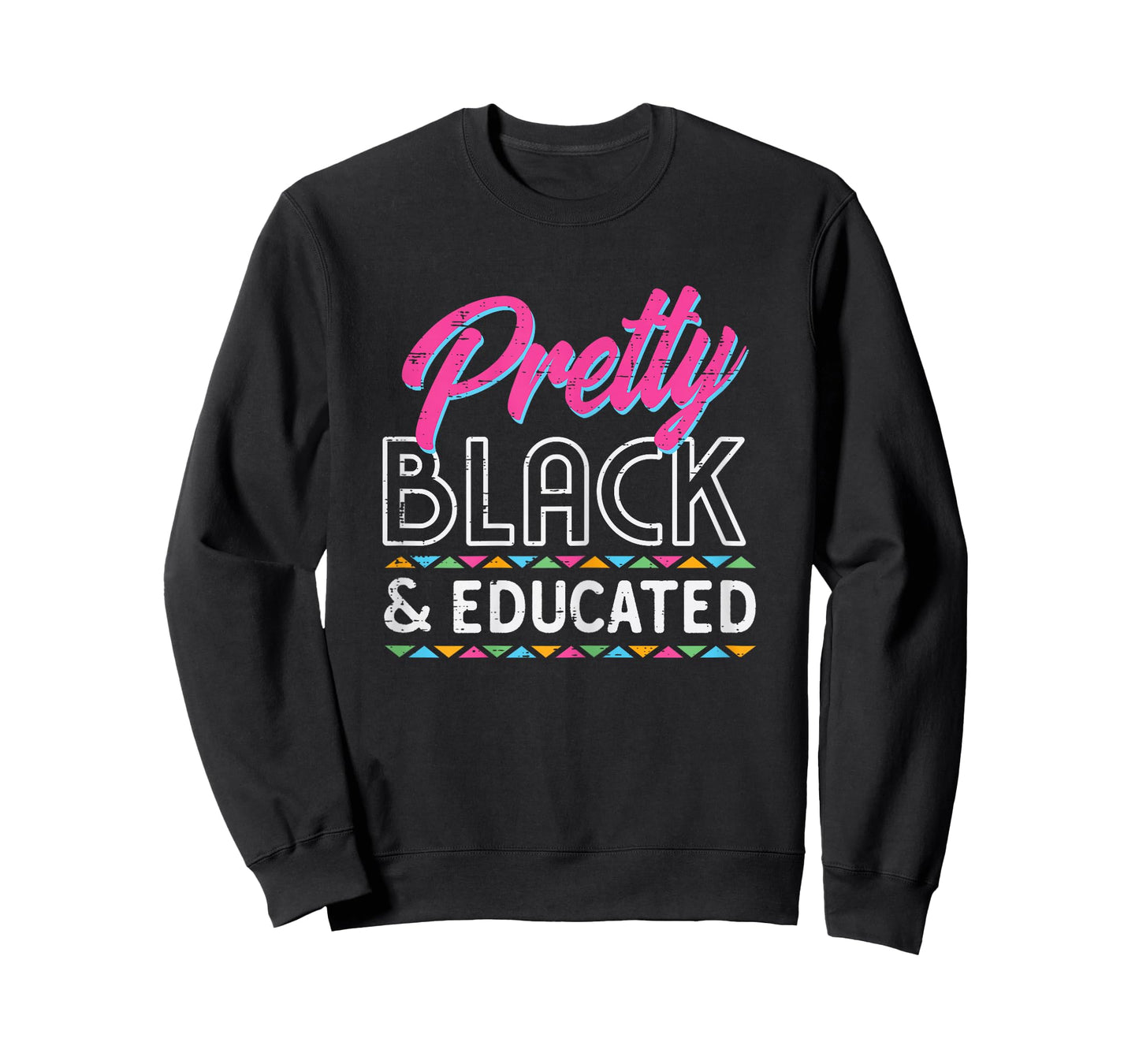 Black History Pretty and Educated African Women Girls Kids T-Shirt